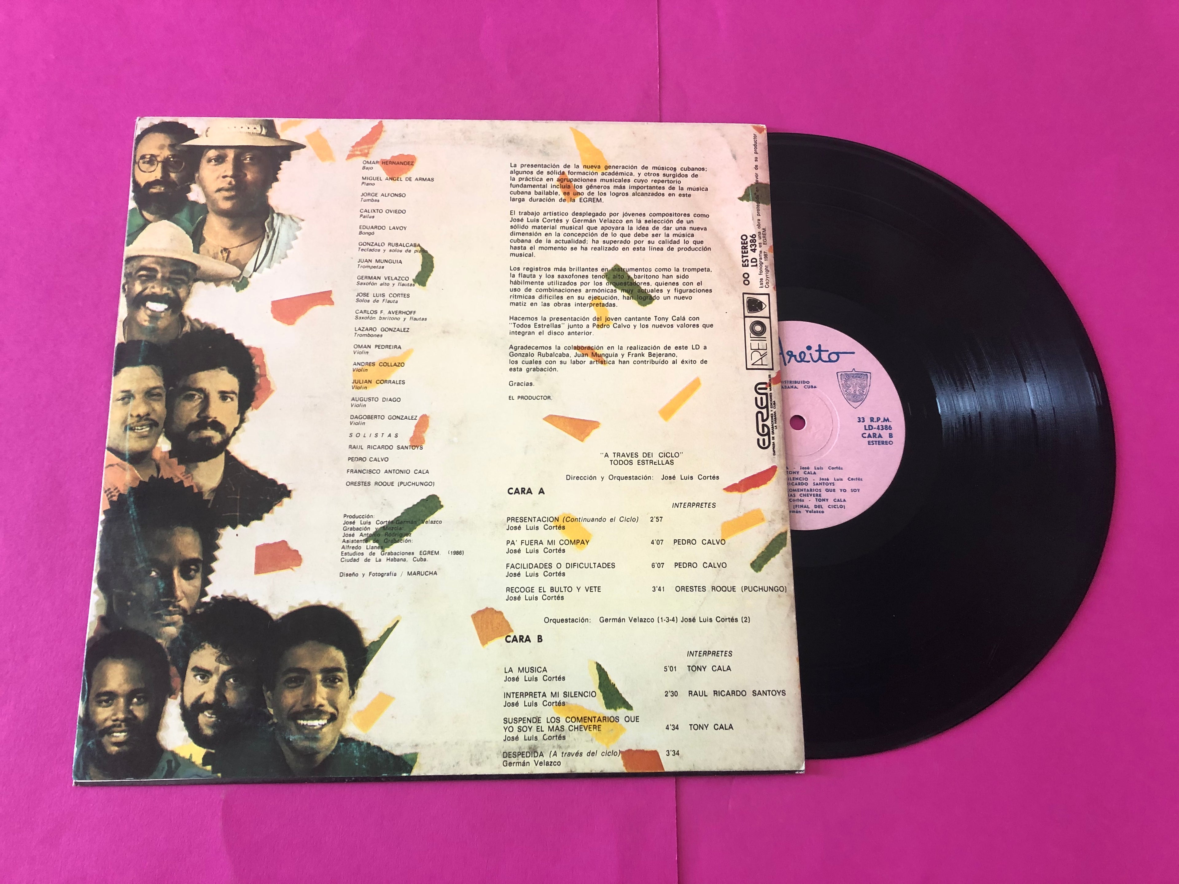 Todos Estrellas : A Traves Del Ciclo (LP,Album,Compilation,Stereo)