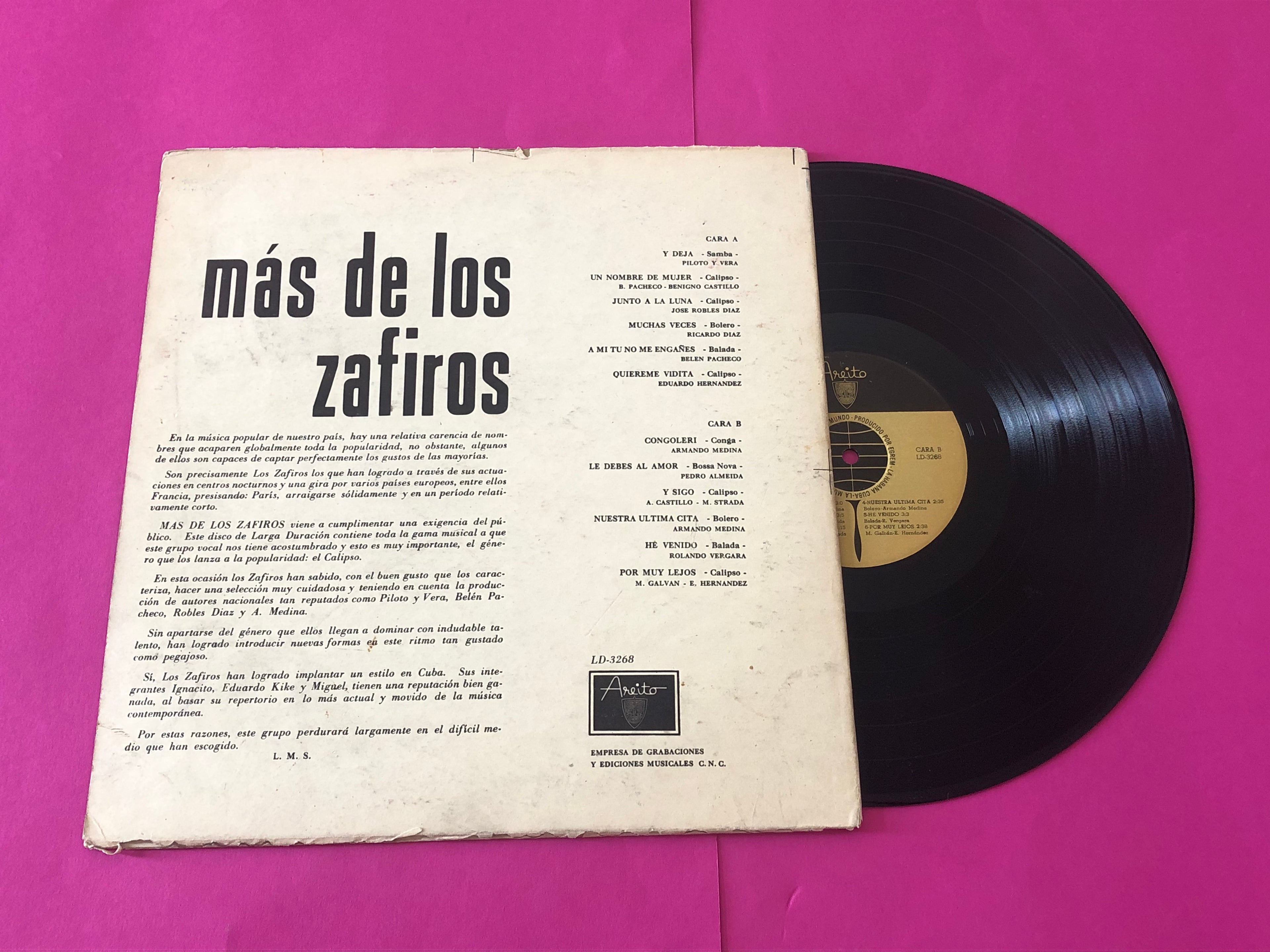 Los Zafiros : Mas de Los Zafiros (LP,Mono)