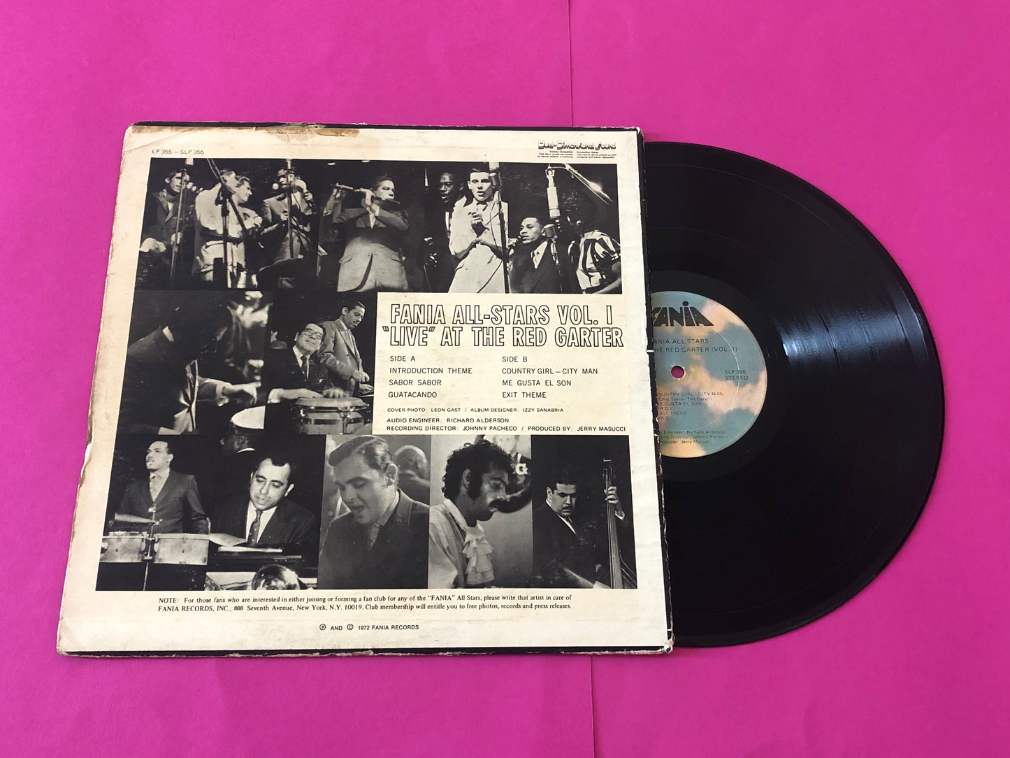 Fania All Stars : "Live" At The Red Garter Vol. 1 (LP,Album,Reissue,Repress,Stereo)