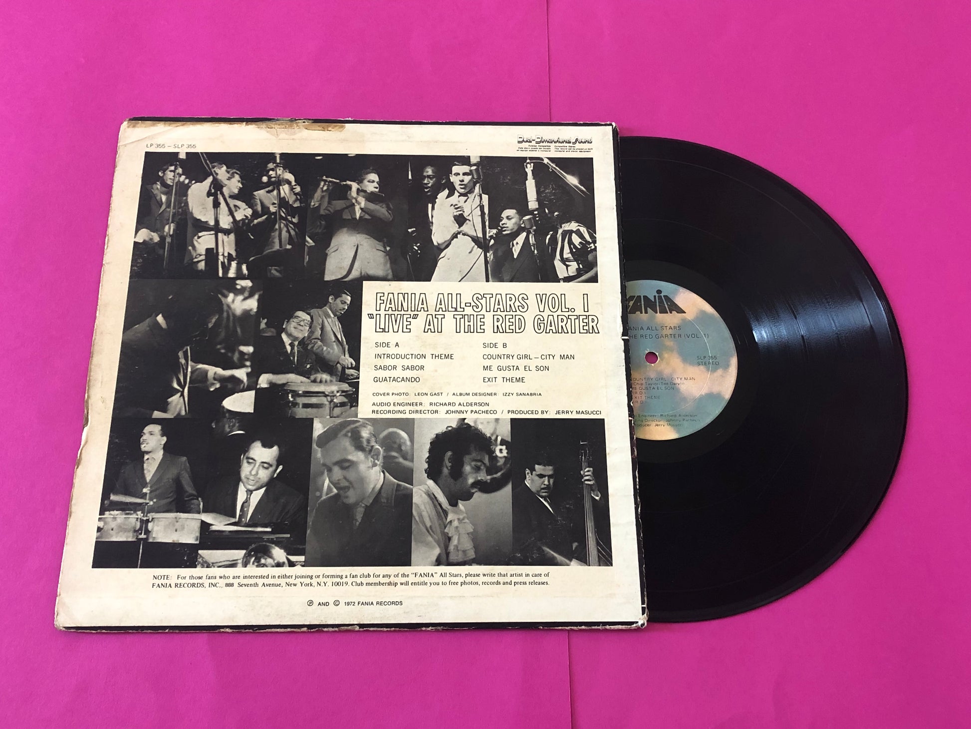 Fania All Stars : "Live" At The Red Garter Vol. 1 (LP,Album,Reissue,Repress,Stereo)