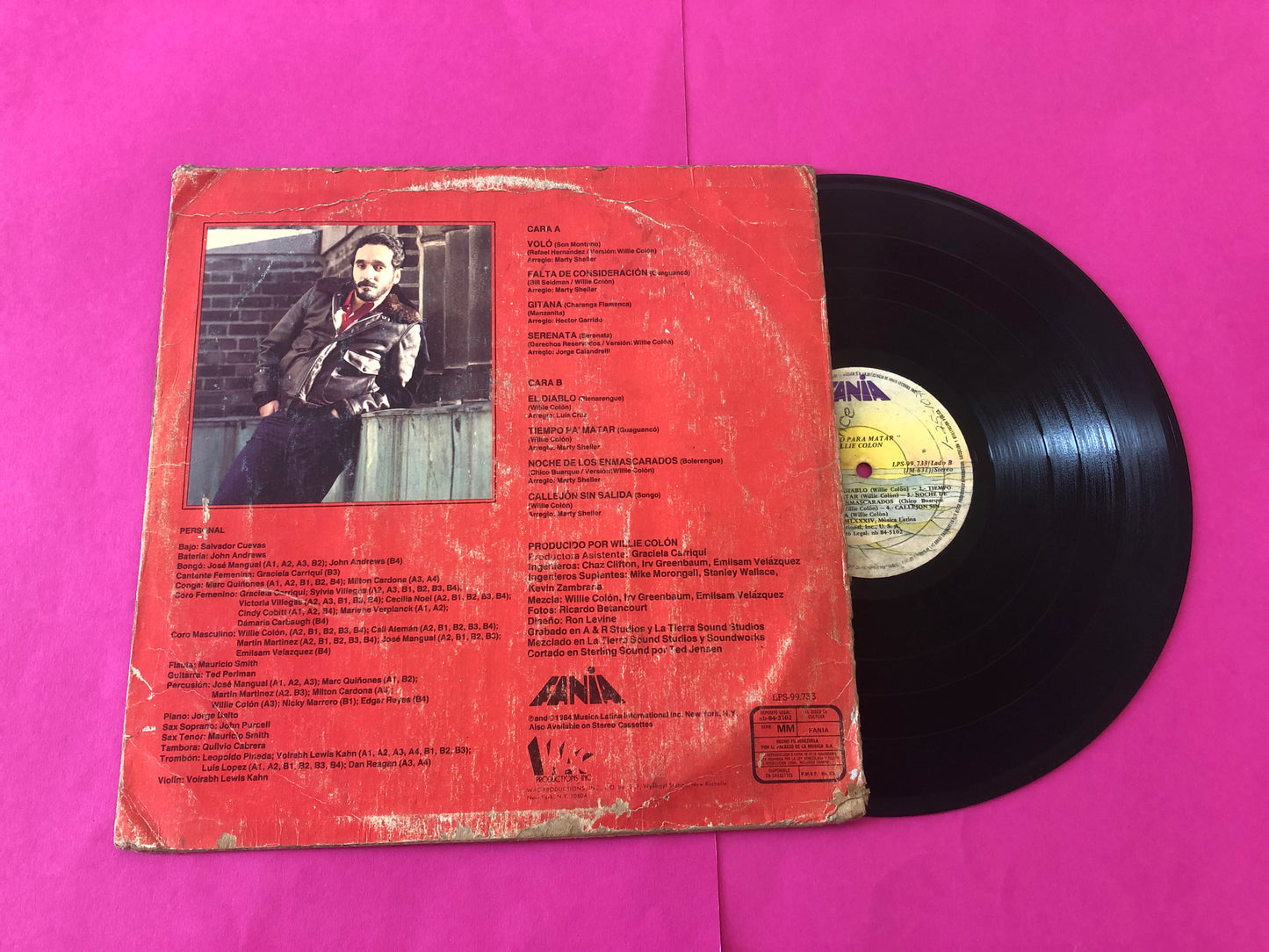 Willie Colón : Tiempo Pa' Matar (LP,Album)
