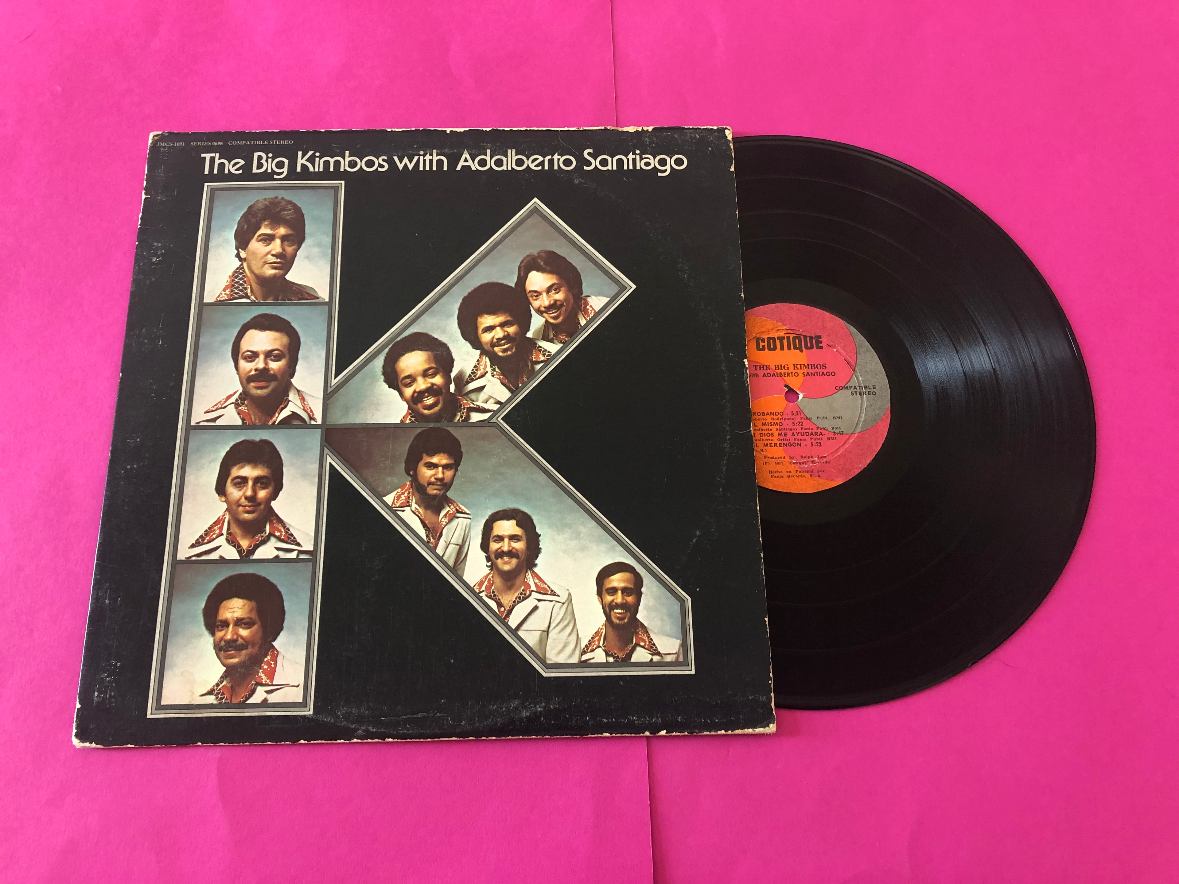 Los Kimbos With Adalberto Santiago : The Big Kimbos With Adalberto Santiago (LP)