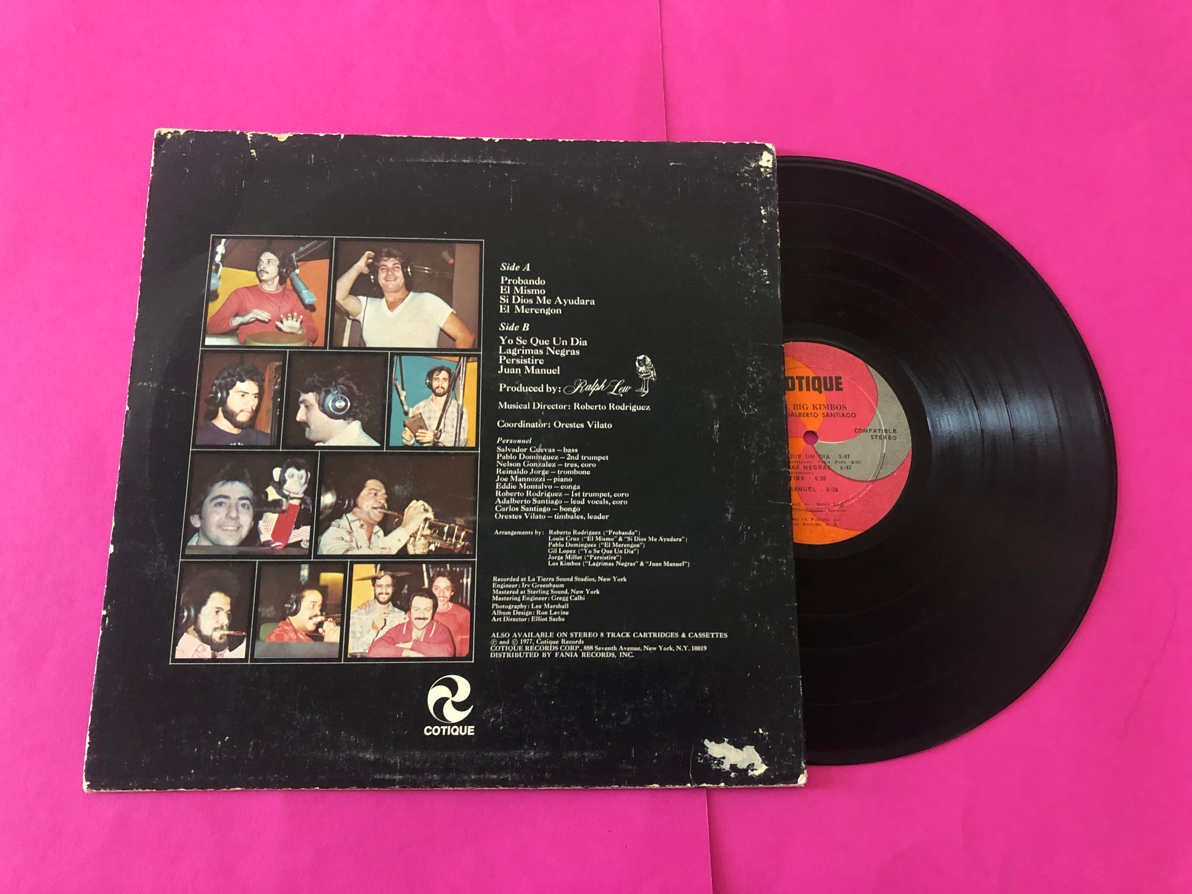 Los Kimbos With Adalberto Santiago : The Big Kimbos With Adalberto Santiago (LP)