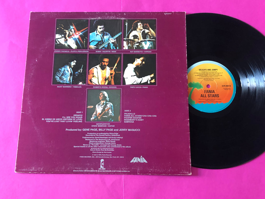 Fania All Stars : Delicate And Jumpy (LP,Album)