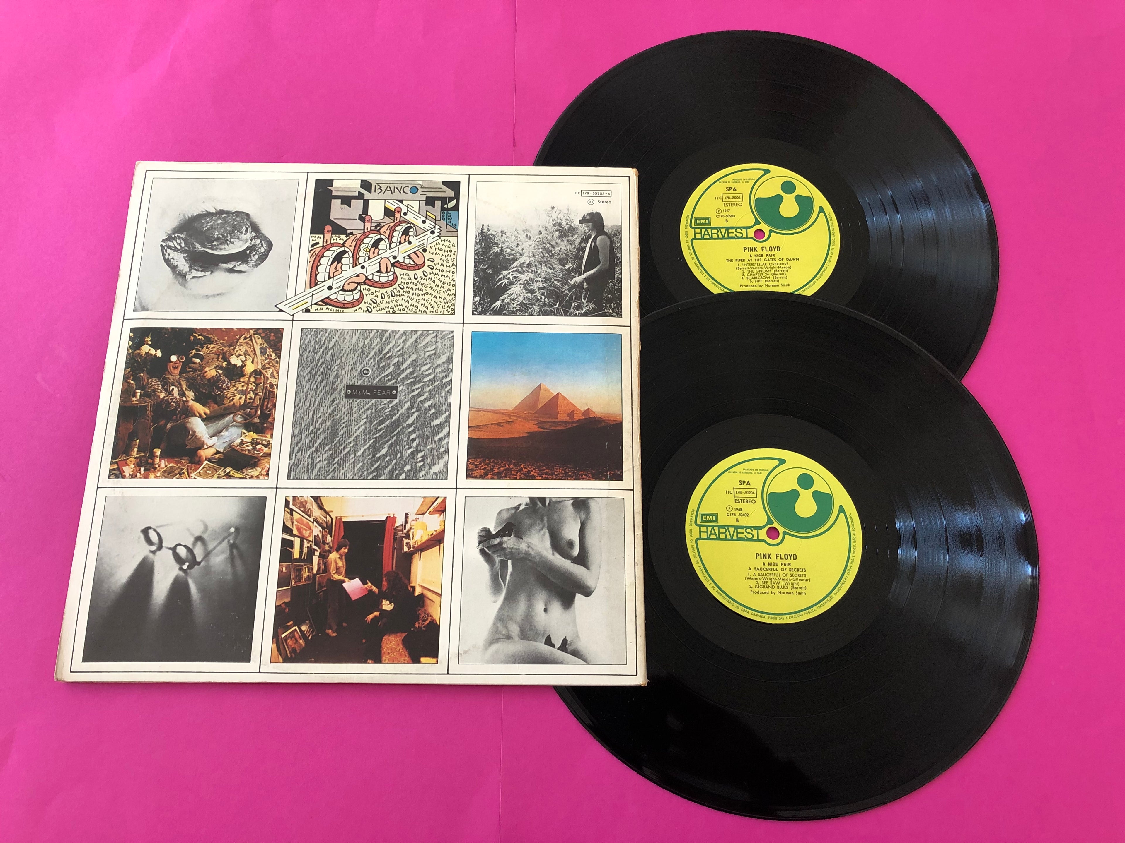 Pink Floyd : A Nice Pair (LP,Album,Compilation,Reissue,Stereo)