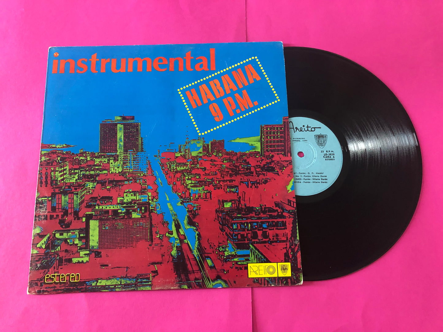 Hilario Durán : Habana 9 P.M. - Instrumental (LP,Album,Stereo)
