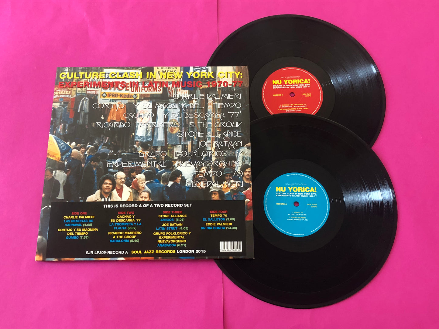 Various : Nu Yorica! (Culture Clash In New York City: Experiments In Latin Music 1970-77) (12",Compilation,Reissue,Remastered)