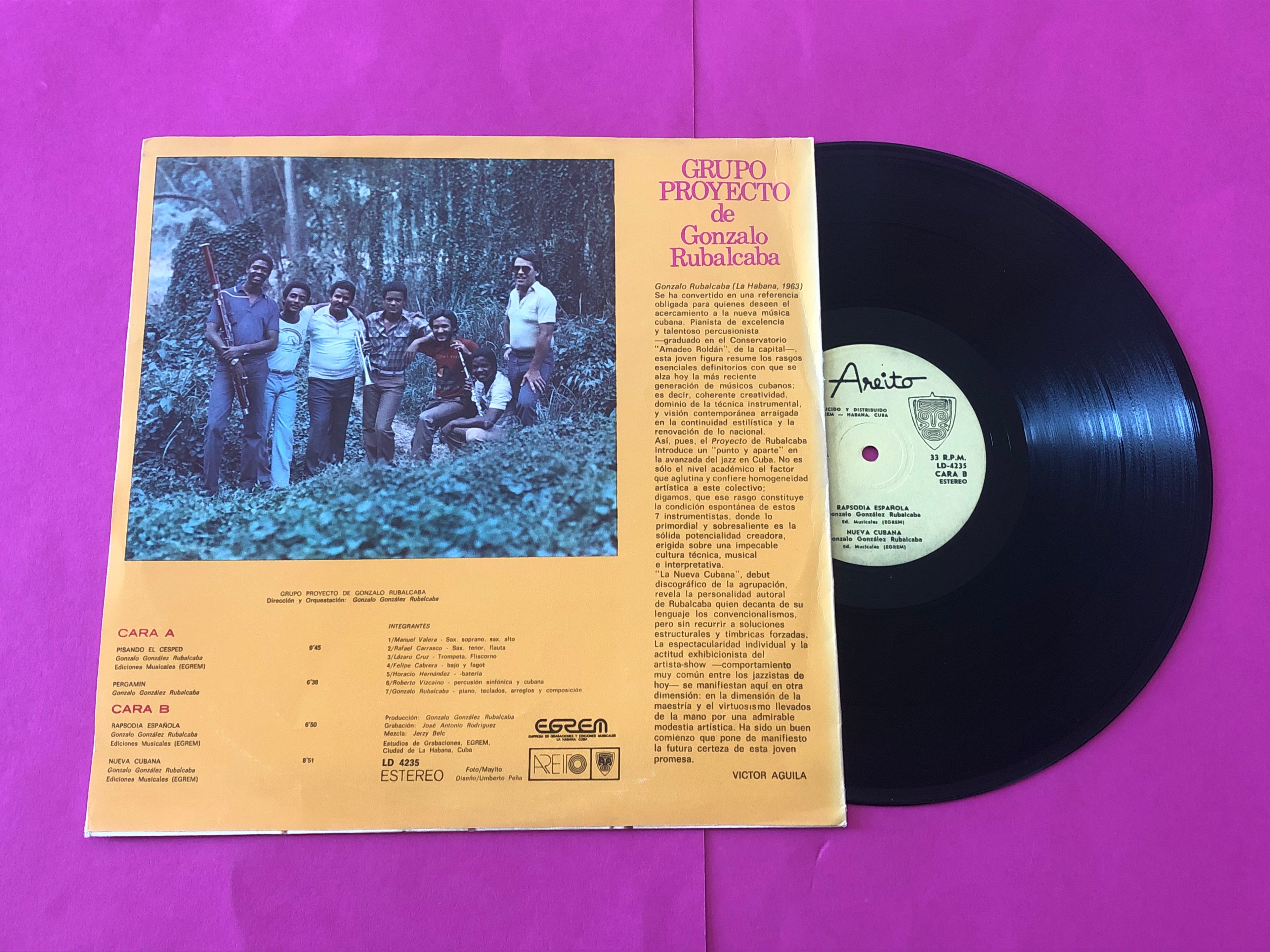 Grupo Proyecto De Gonzalo Rubalcaba : La Nueva Cubana (LP,Album)