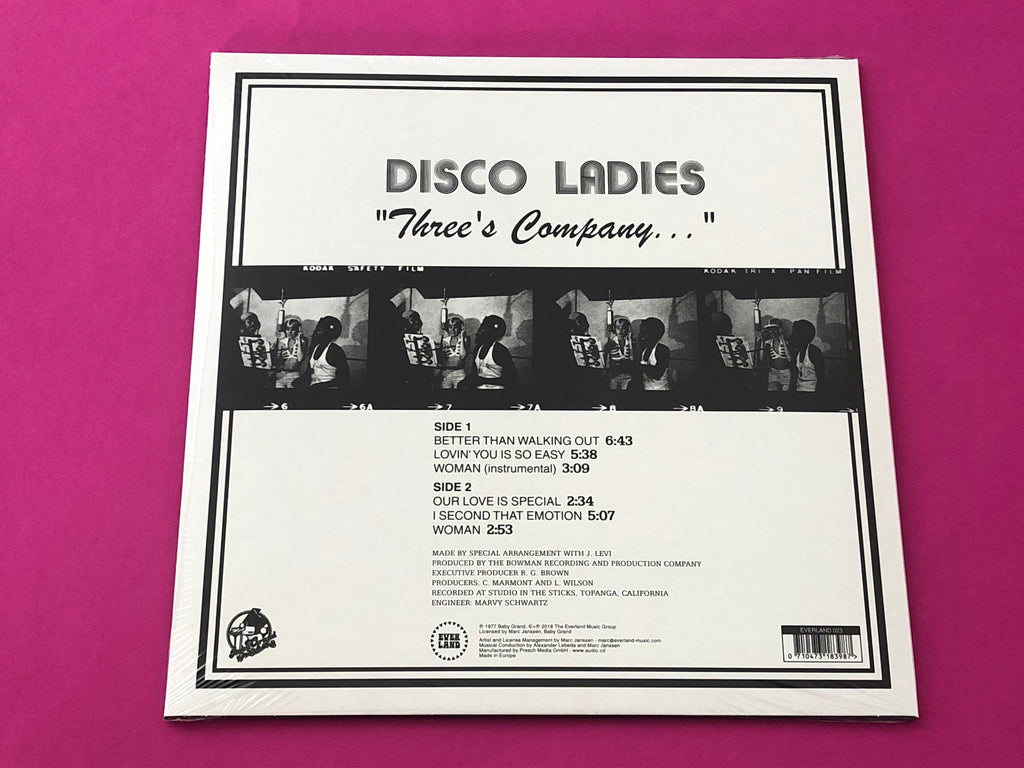 Disco Ladies : Three's Company... (LP,Album)