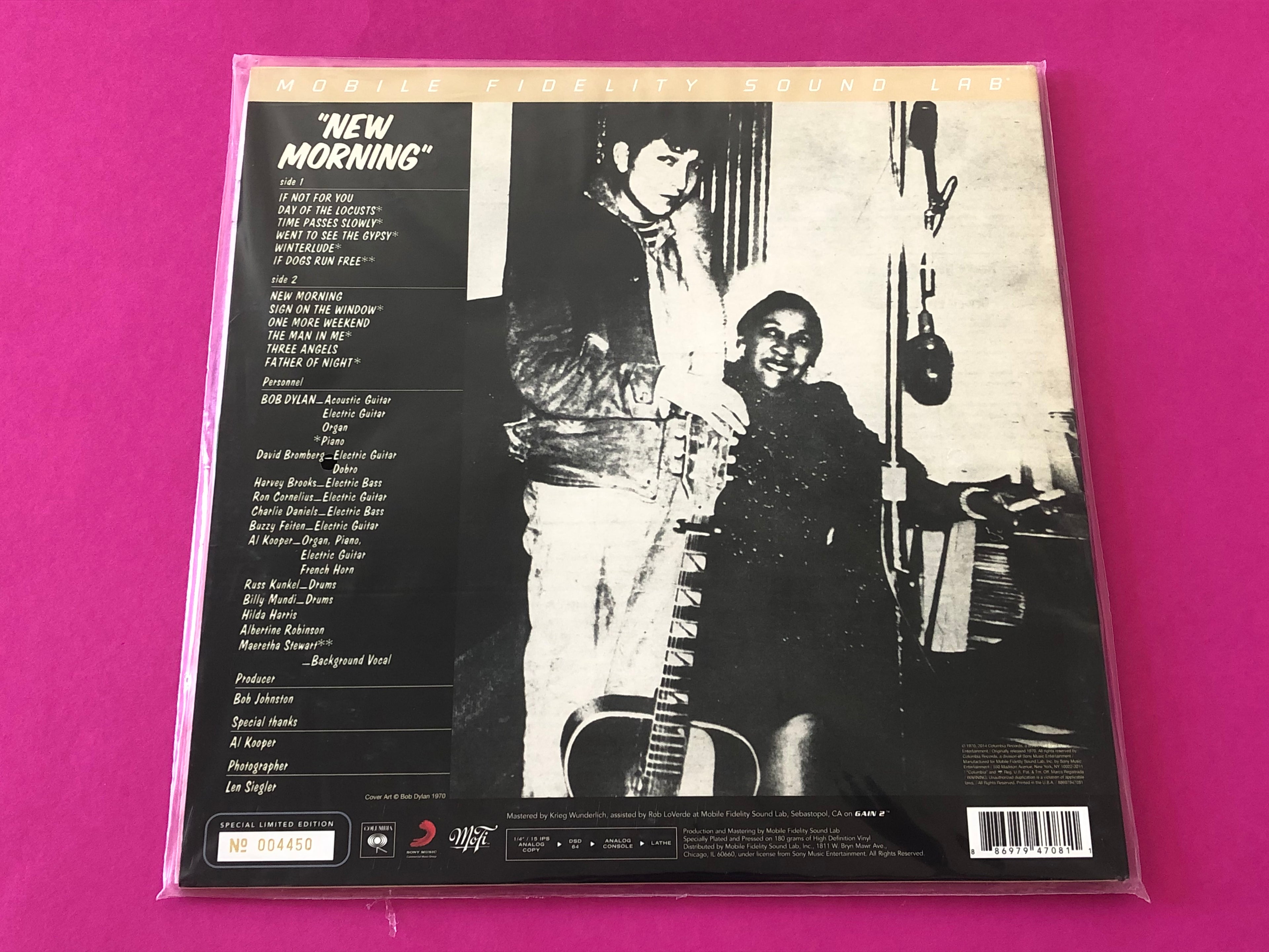 Bob Dylan : New Morning (LP,Album,Limited Edition,Numbered,Reissue,Remastered,Special Edition)