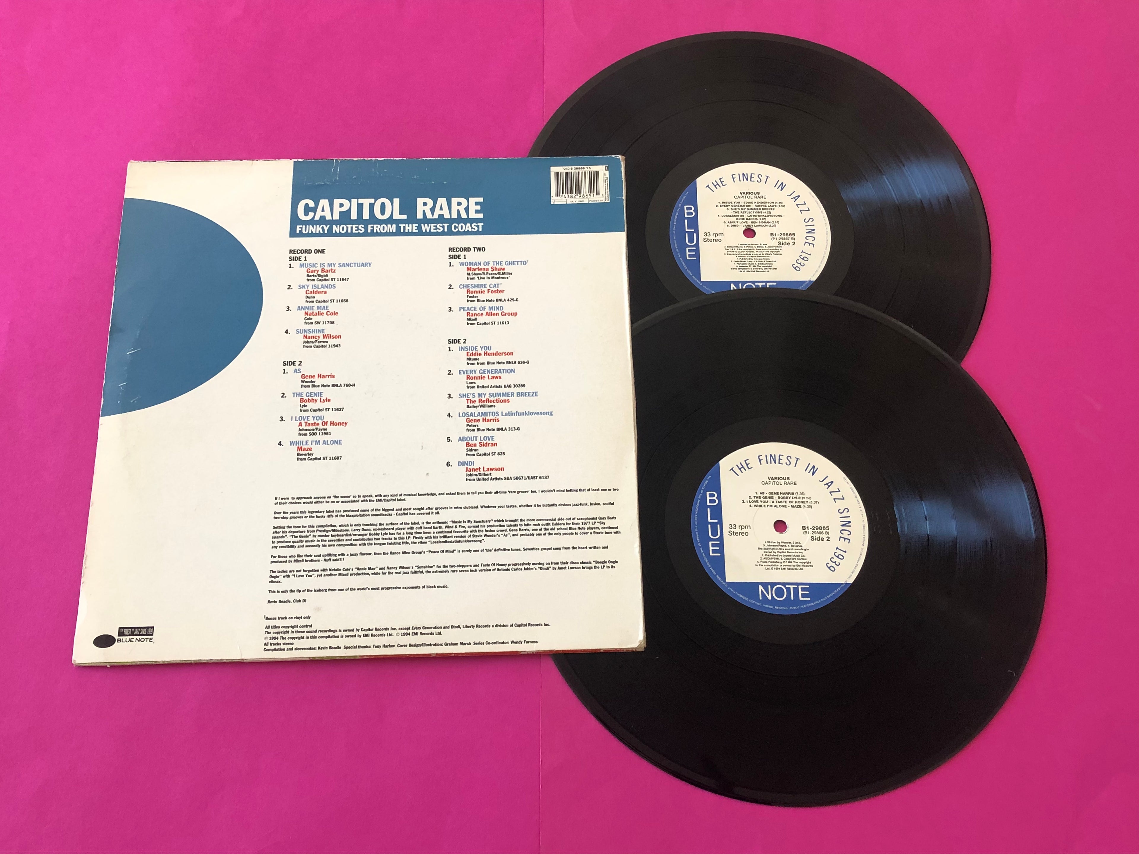Various : Capitol Rare (Funky Notes From The West Coast) (LP,Compilation)