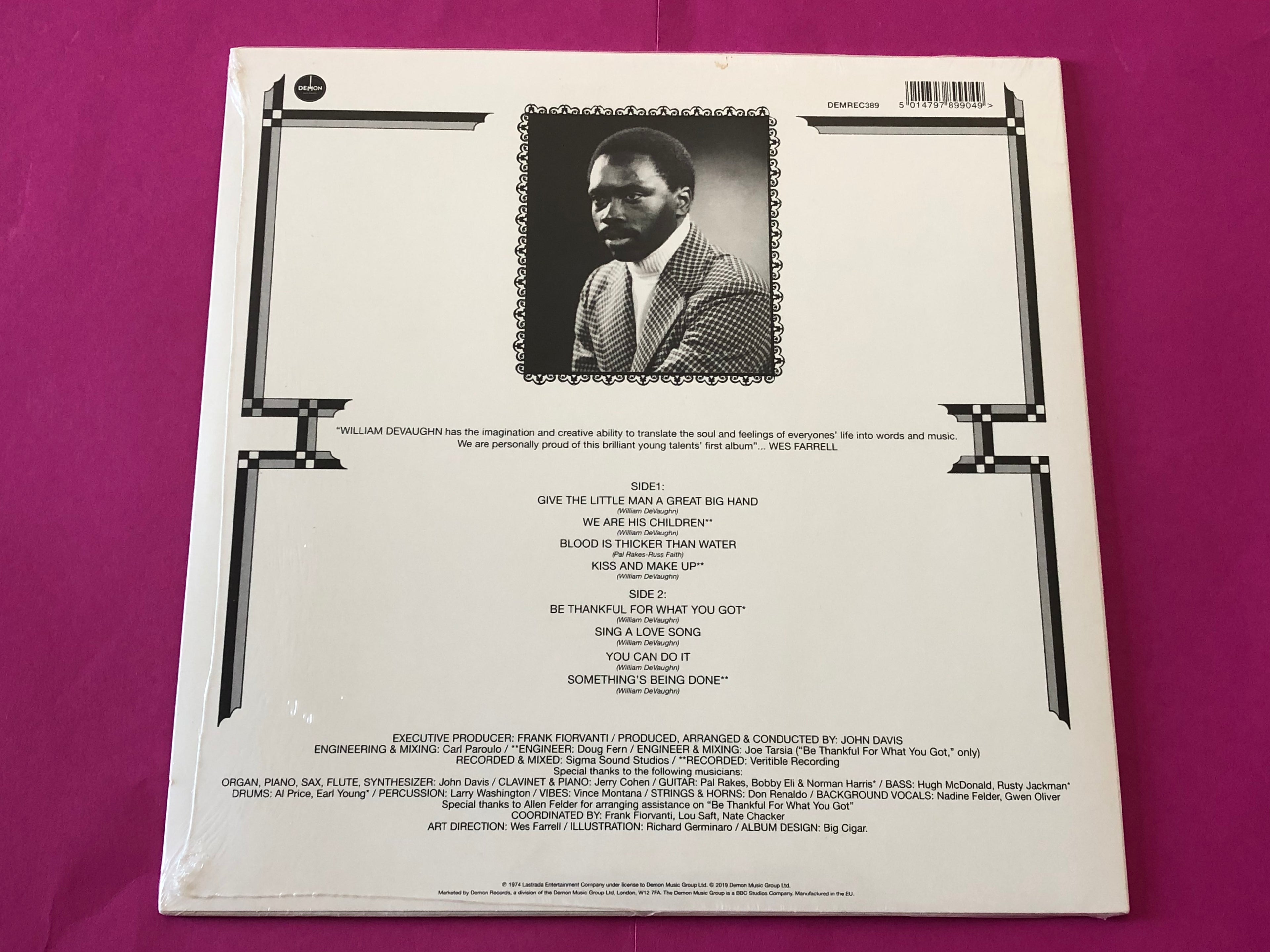 William DeVaughn : Be Thankful For What You Got (LP,Reissue,Stereo)