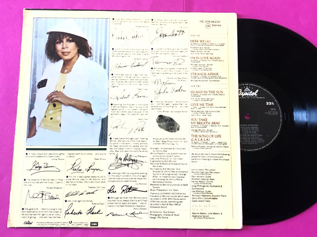Minnie Riperton : Love Lives Forever (LP,Album)