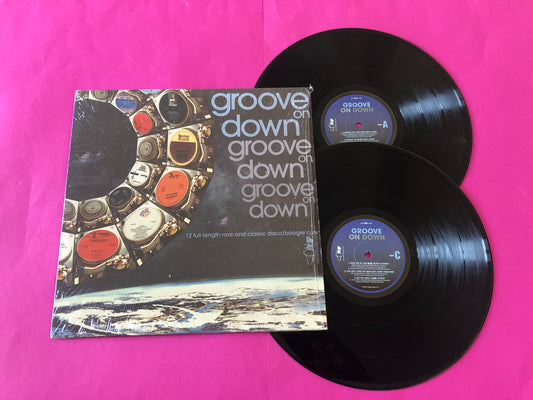 Various : Groove On Down (12 Full Length Rare And Classic Disco/Boogie Cuts) (LP,Compilation)