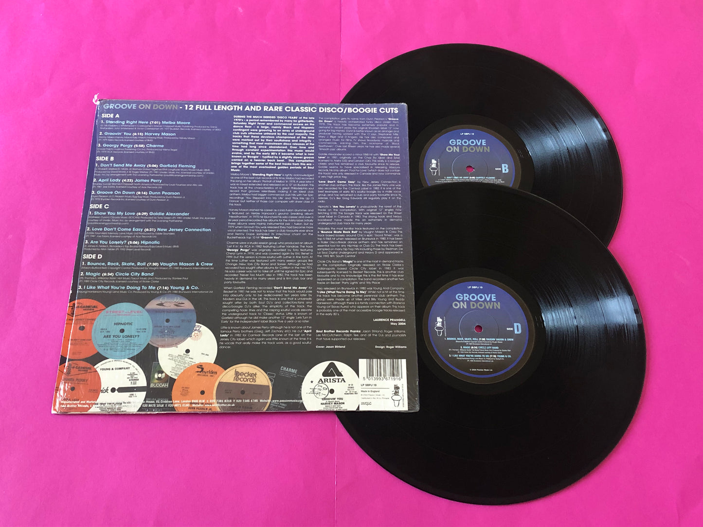 Various : Groove On Down (12 Full Length Rare And Classic Disco/Boogie Cuts) (LP,Compilation)