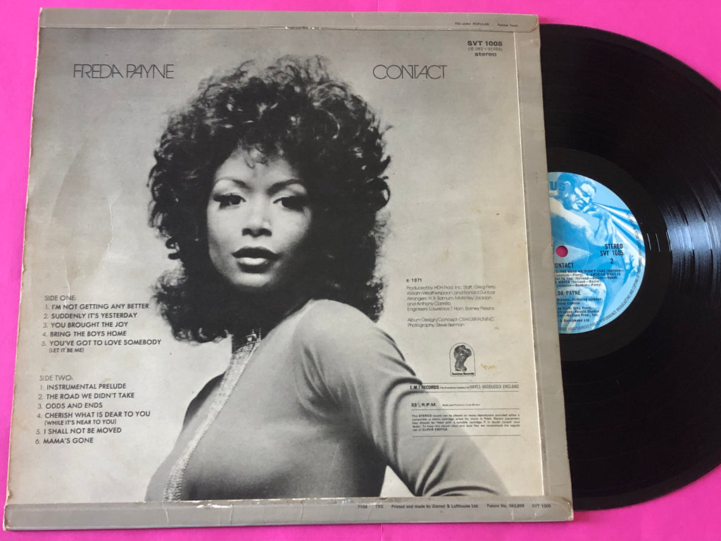 Freda Payne : Contact (LP,Album,Stereo)