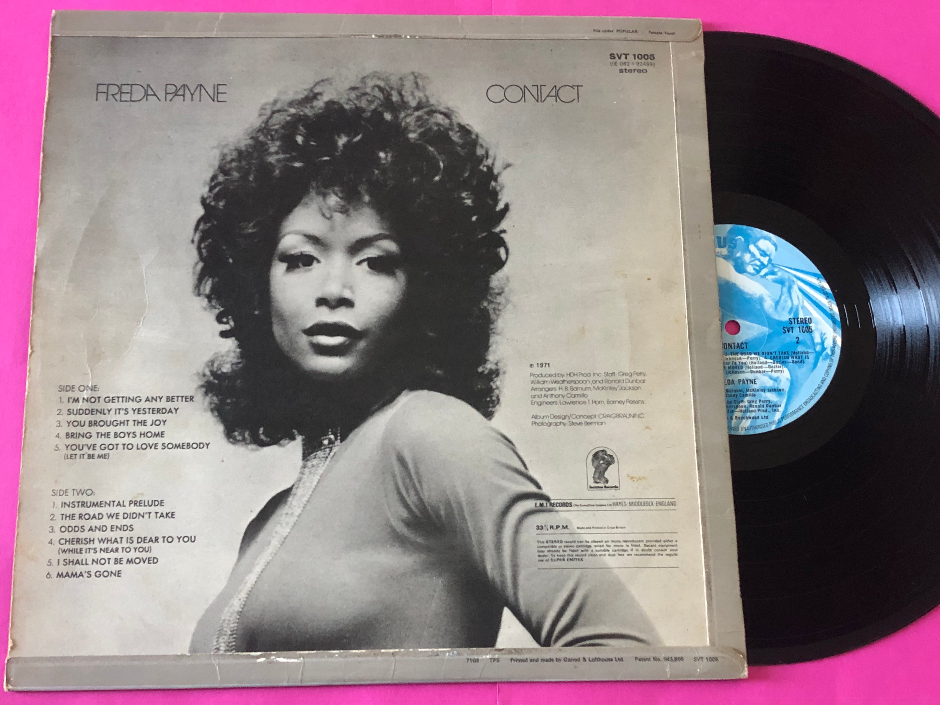 Freda Payne : Contact (LP,Album,Stereo)