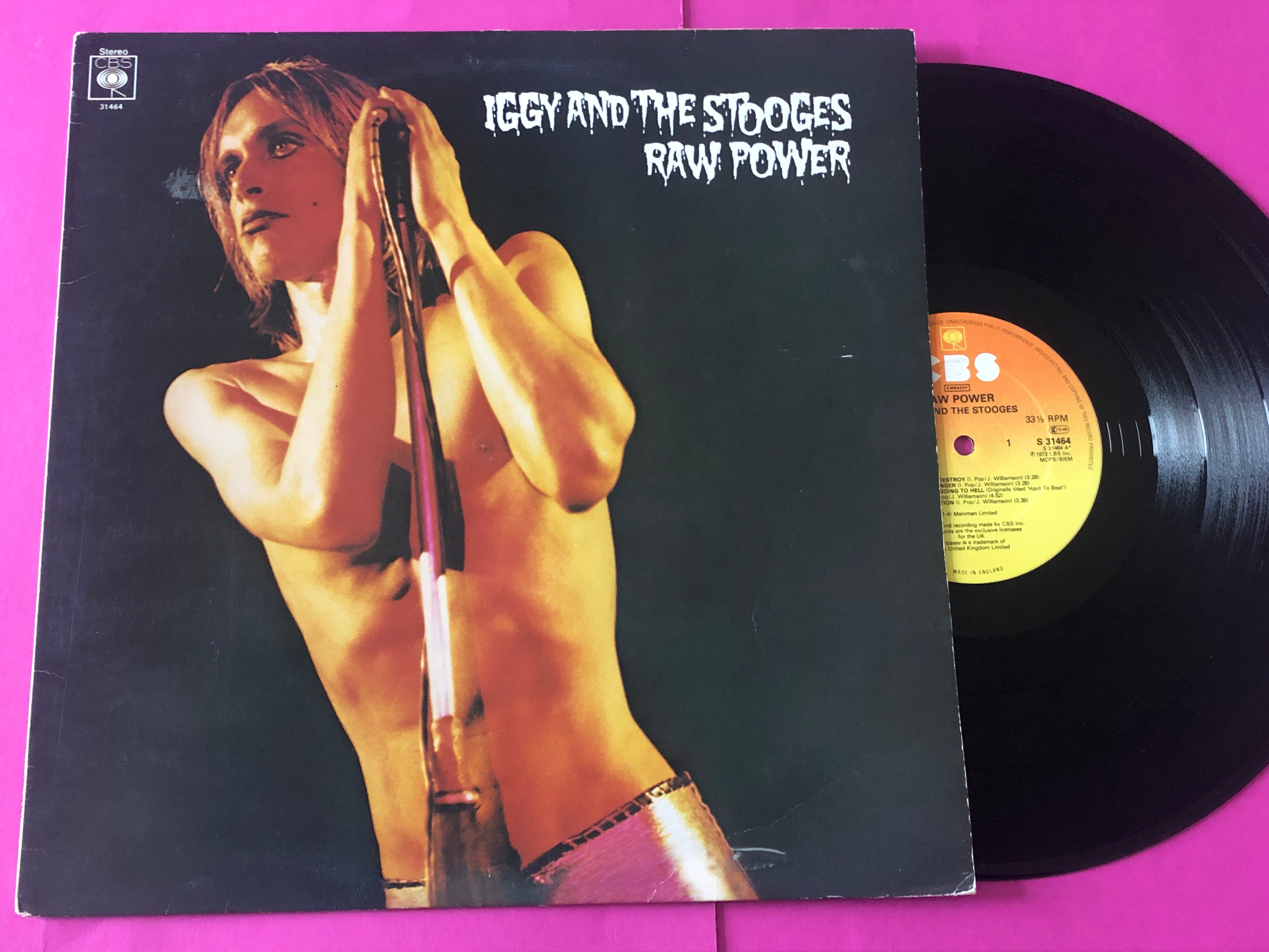Stooges, The : Raw Power (LP,Album,Reissue)