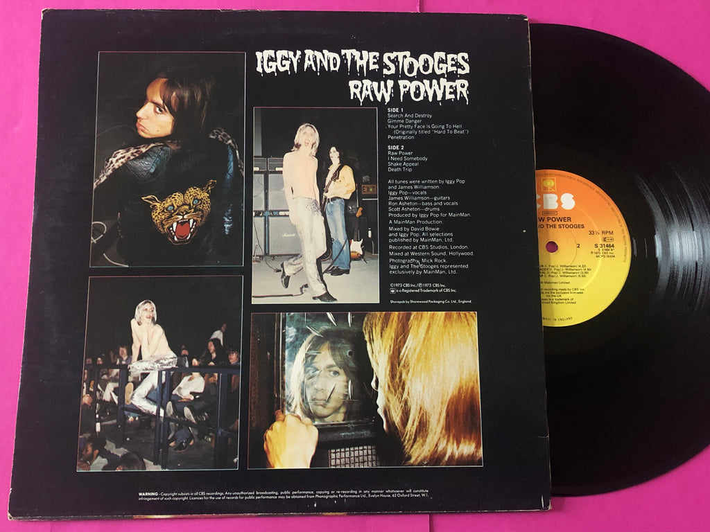 Stooges, The : Raw Power (LP,Album,Reissue)