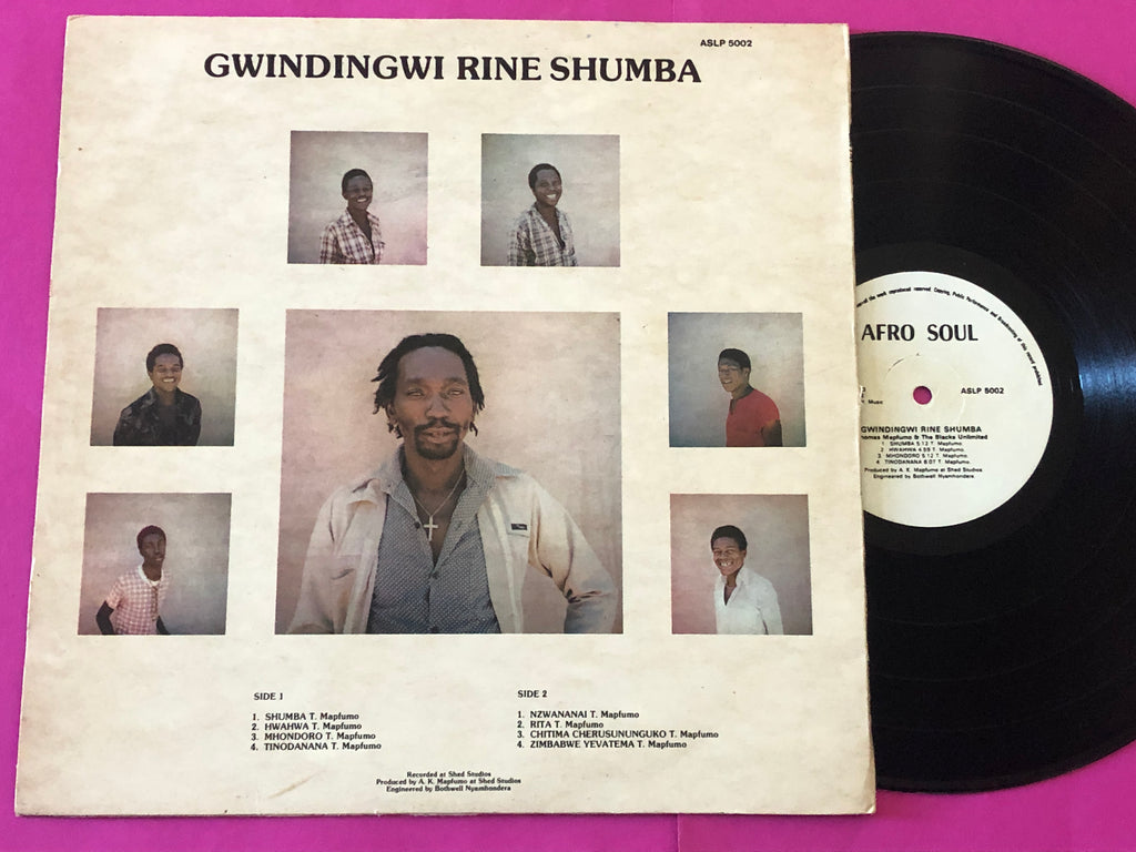 Thomas Mapfumo & Blacks Unlimited, The : Gwindingwi Rine Shumba (LP,Album)