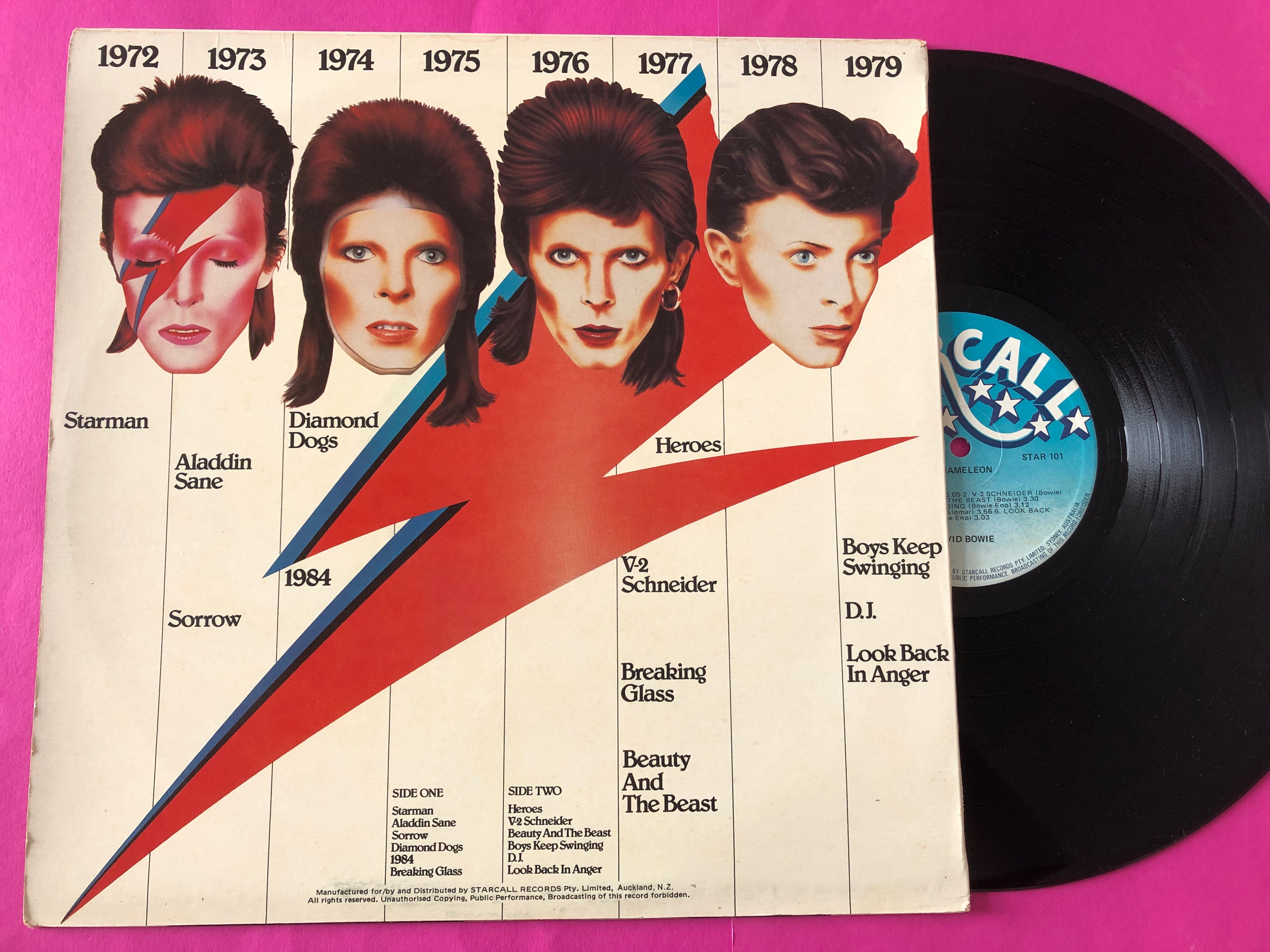 David Bowie : Chameleon (LP,Compilation)
