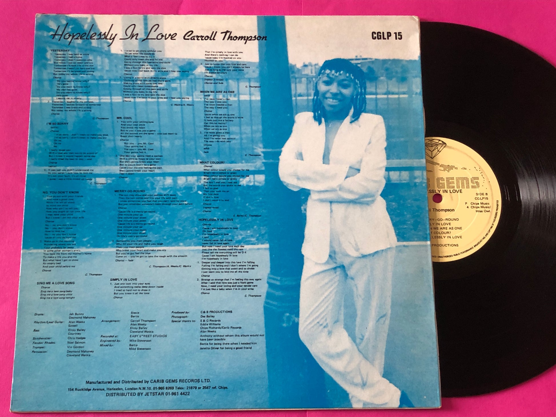 Carroll Thompson : Hopelessly In Love (LP,Album)