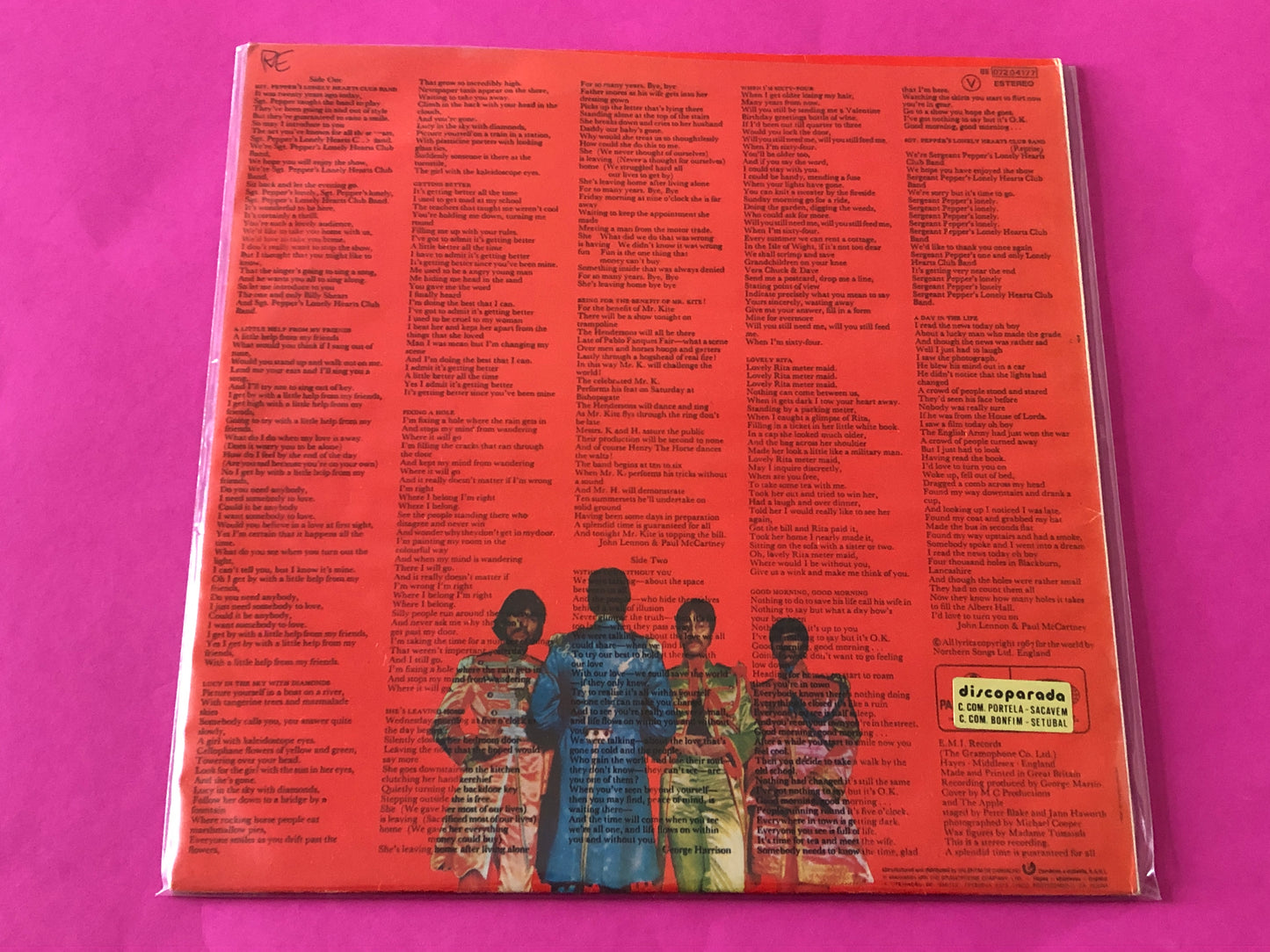 Beatles, The : Sgt. Pepper's Lonely Hearts Club Band (LP,Album,Reissue,Stereo)