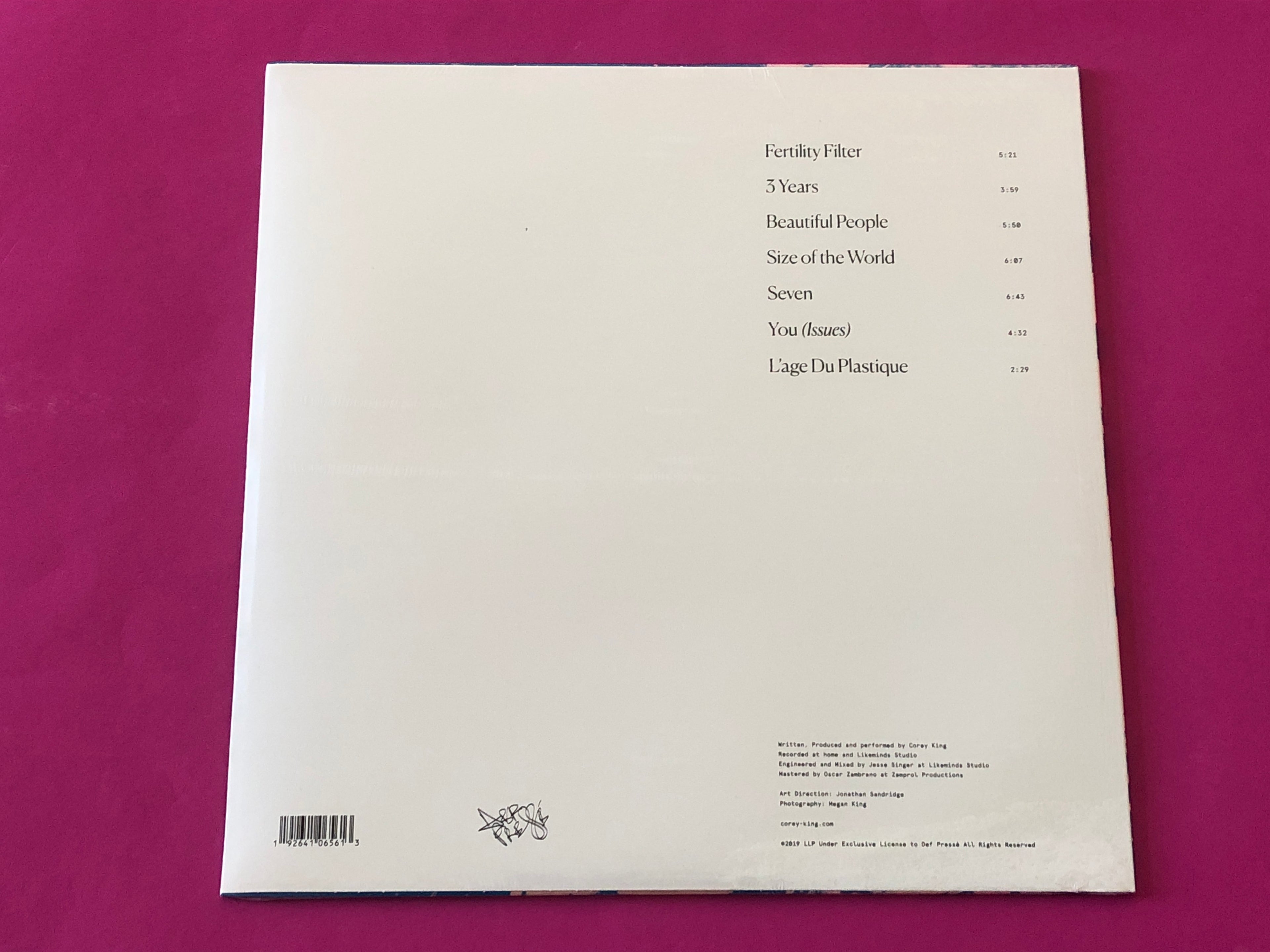 Corey King : A Loveless Sunken Sun (LP,Album)