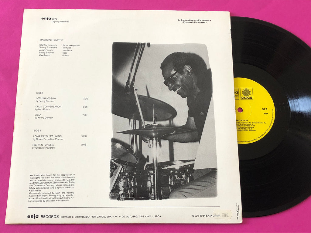 Max Roach : Long As You're Living (LP,Mono)