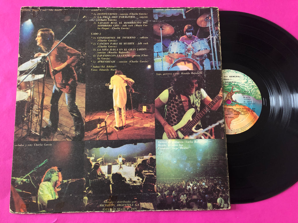 Sui Generis (4) : Adios Sui Géneris, Disco 1 (LP, Album)