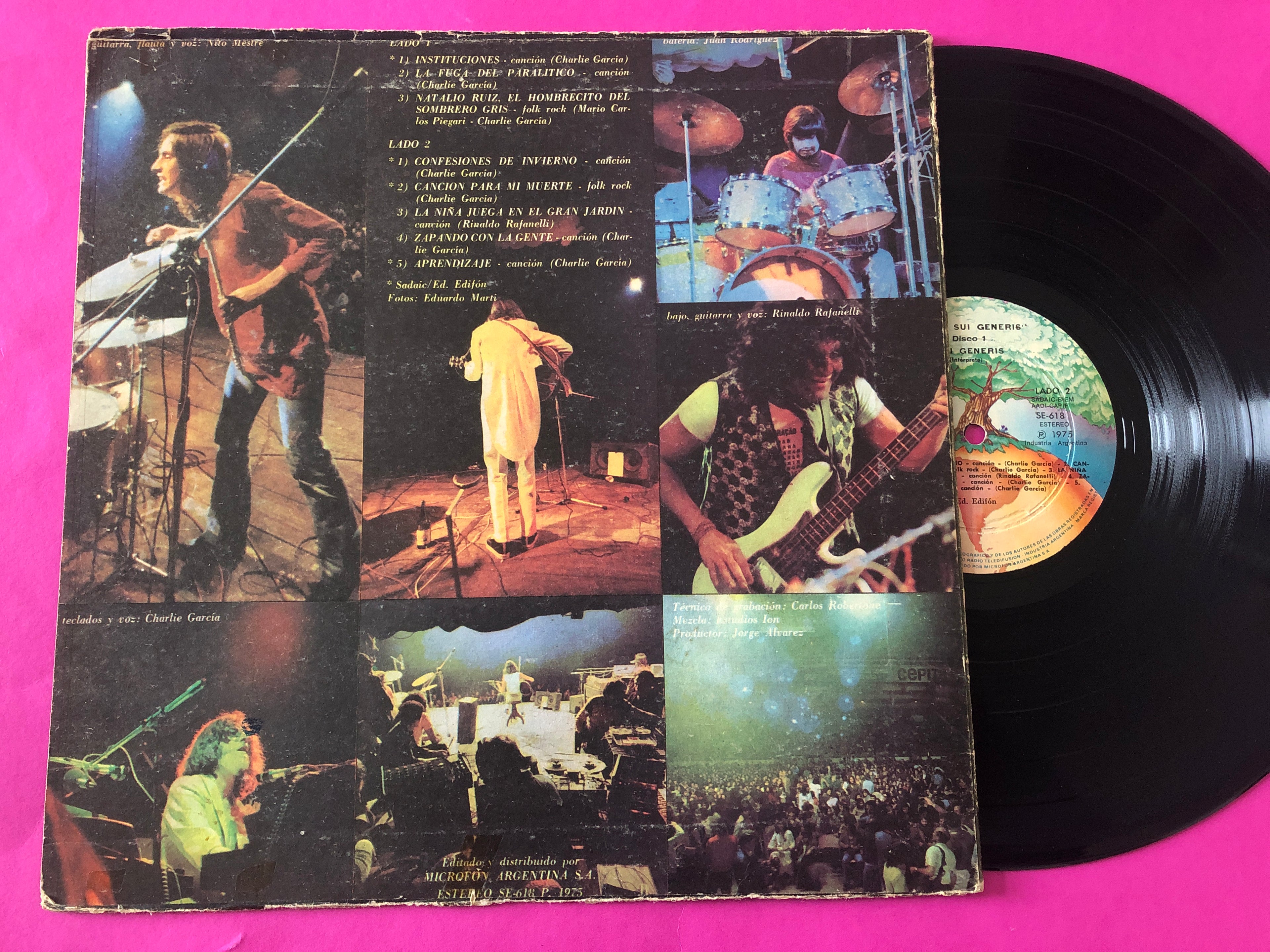 Sui Generis (4) : Adios Sui Géneris, Disco 1 (LP, Album)