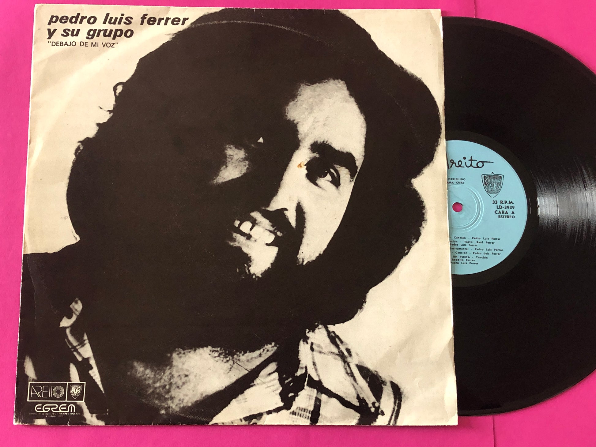 Pedro Luis Ferrer Y Su Grupo : Debajo De Mi Voz (LP,Album)