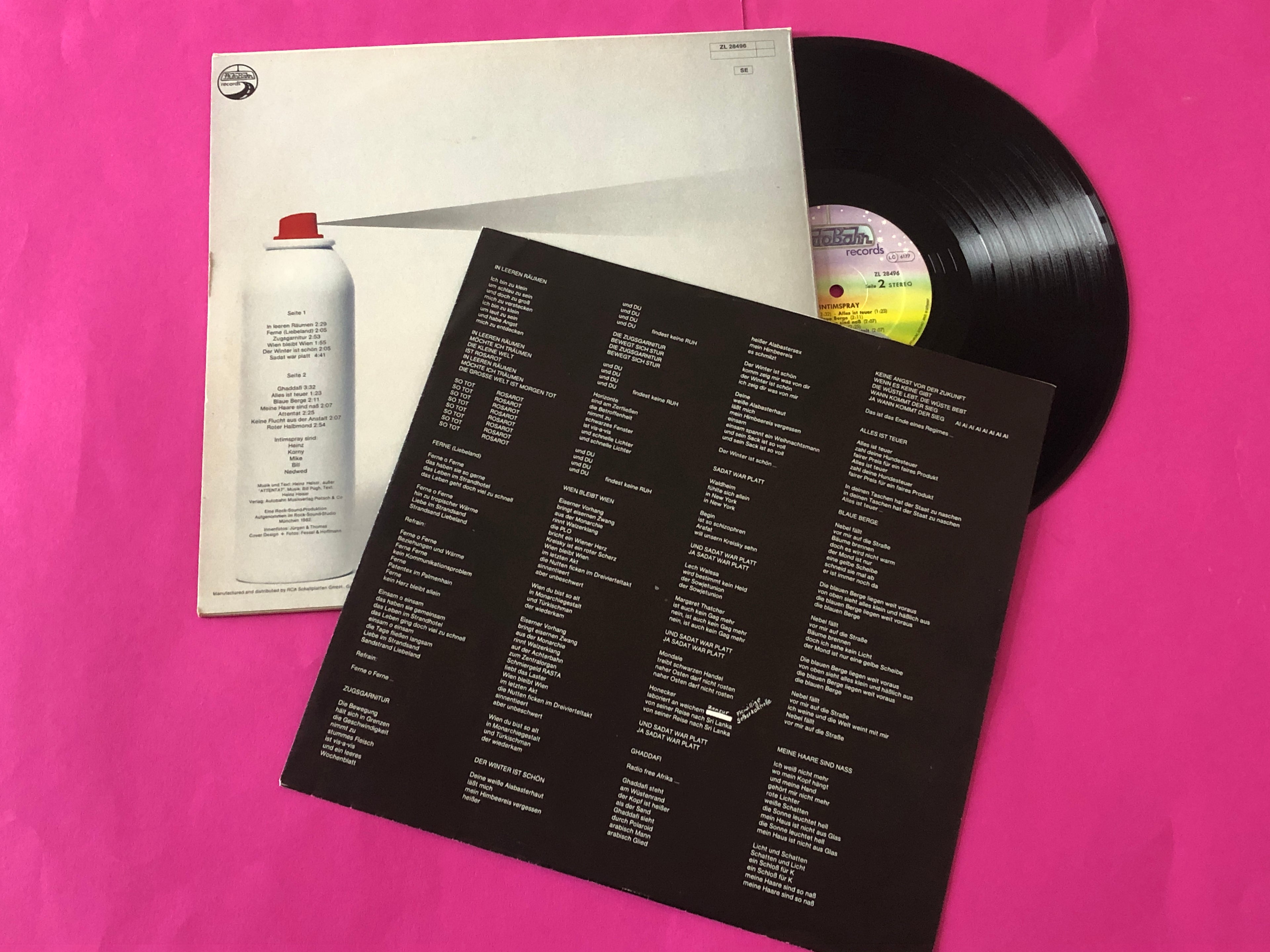Intimspray : Intimspray (LP,Album)