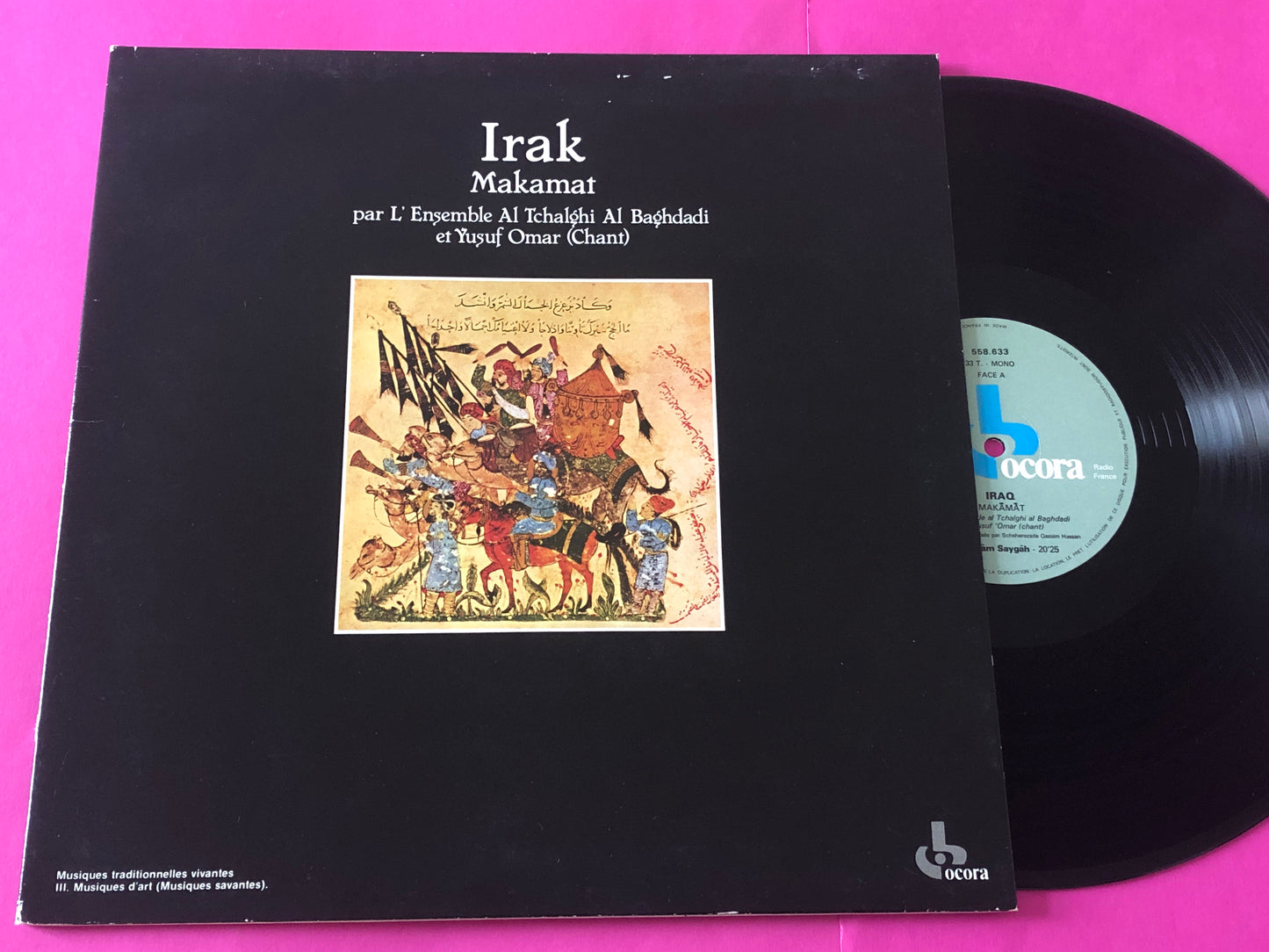 فرقة الجالغي البغدادي Et يوسف عمر : Irak / Makamat (LP,Reissue,Mono)