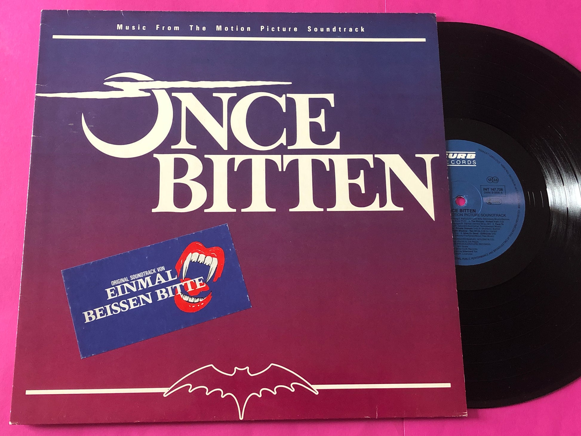Various : Once Bitten - Music From The Motion Picture Soundtrack (LP,Compilation)
