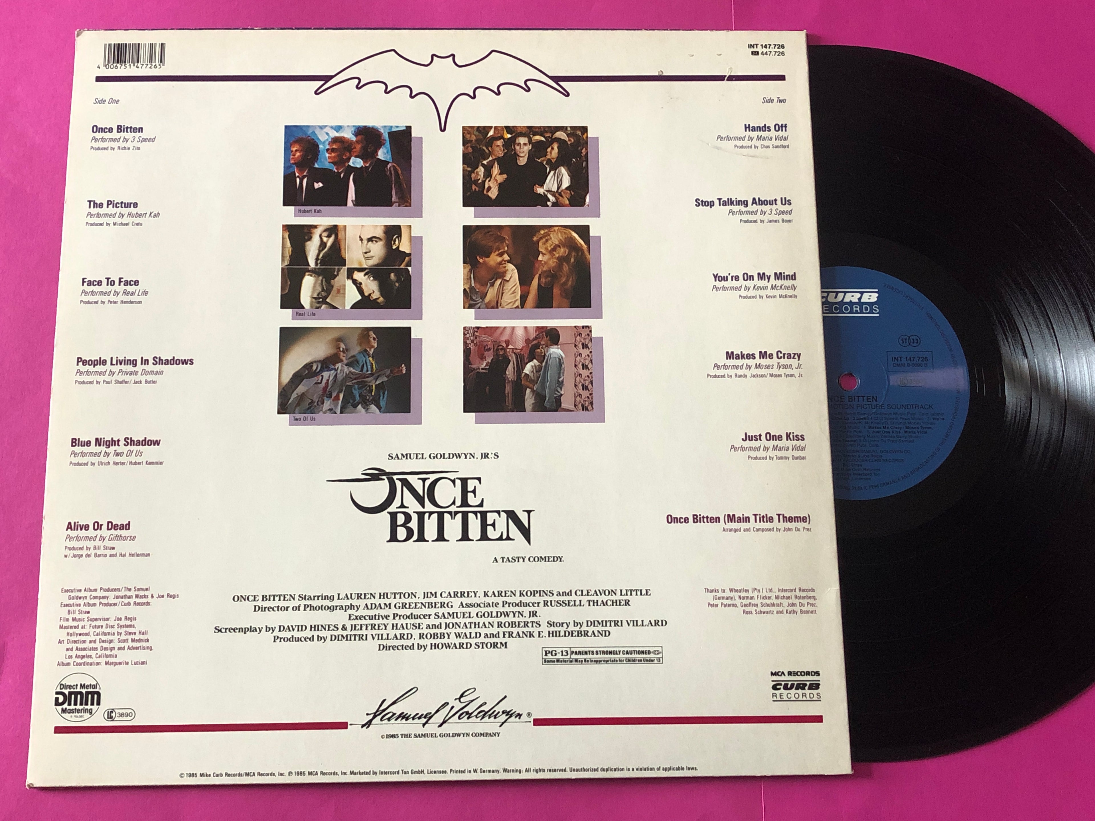 Various : Once Bitten - Music From The Motion Picture Soundtrack (LP,Compilation)