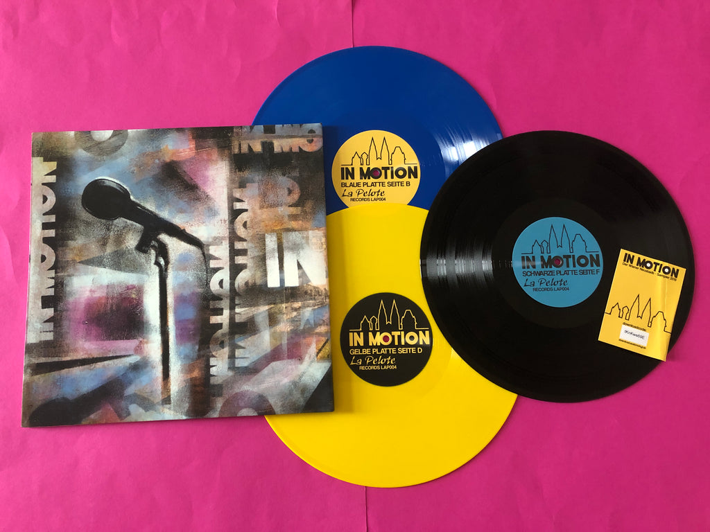 Various : In Motion (Der Wiener Neustadt Sampler 2019) (3xLP, Blu + LP, Yel + LP + Album, Ltd)
