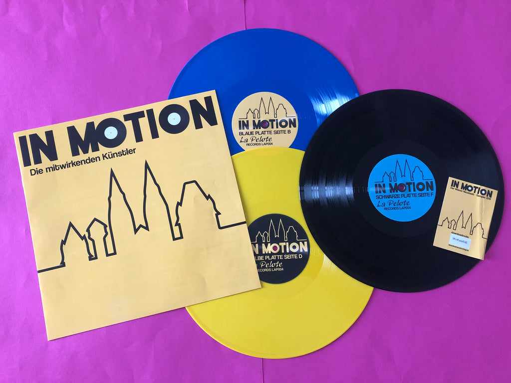 Various : In Motion (Der Wiener Neustadt Sampler 2019) (3xLP, Blu + LP, Yel + LP + Album, Ltd)