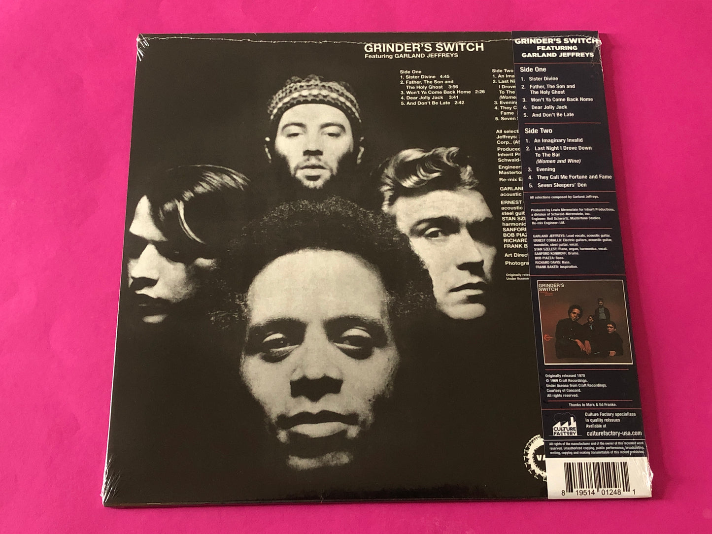 Grinder's Switch Featuring Garland Jeffreys : Grinder's Switch (LP, Album, Ora)