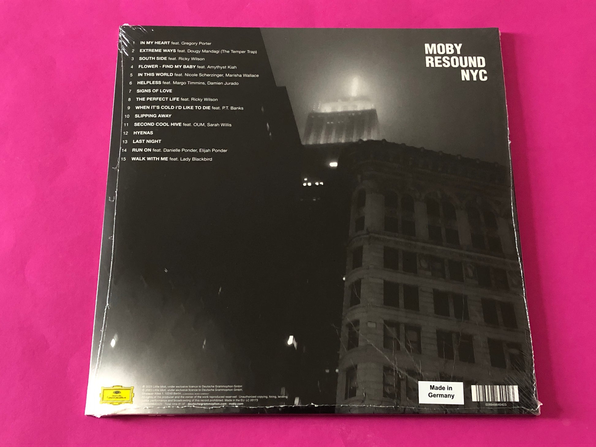 Moby : Resound NYC (2xLP, Album, Ltd, S/Edition, Yel)
