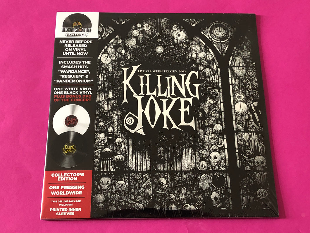 Killing Joke : Live At Lokerse Feesten, 2003 (LP, Whi + LP + DVD-V, NTSC + Album, RSD, Dlx, Ltd,)
