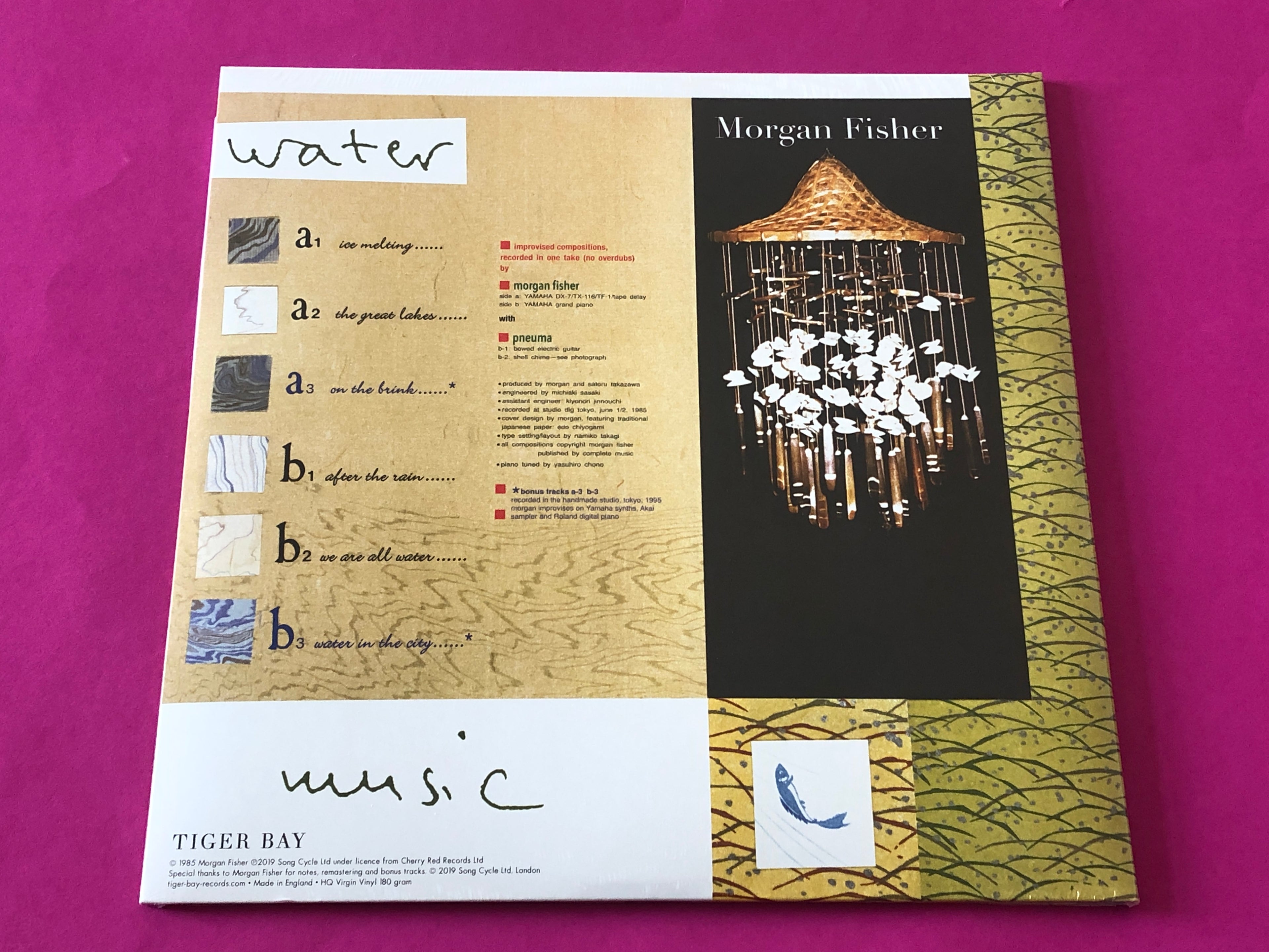 Morgan Fisher : Water Music (LP, Album, RE, RM, 180)