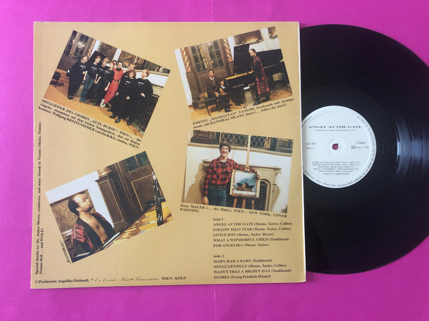 Hannibal Means featuring Johnny "Manhattan" Taylor : Angel At The Gate (LP)