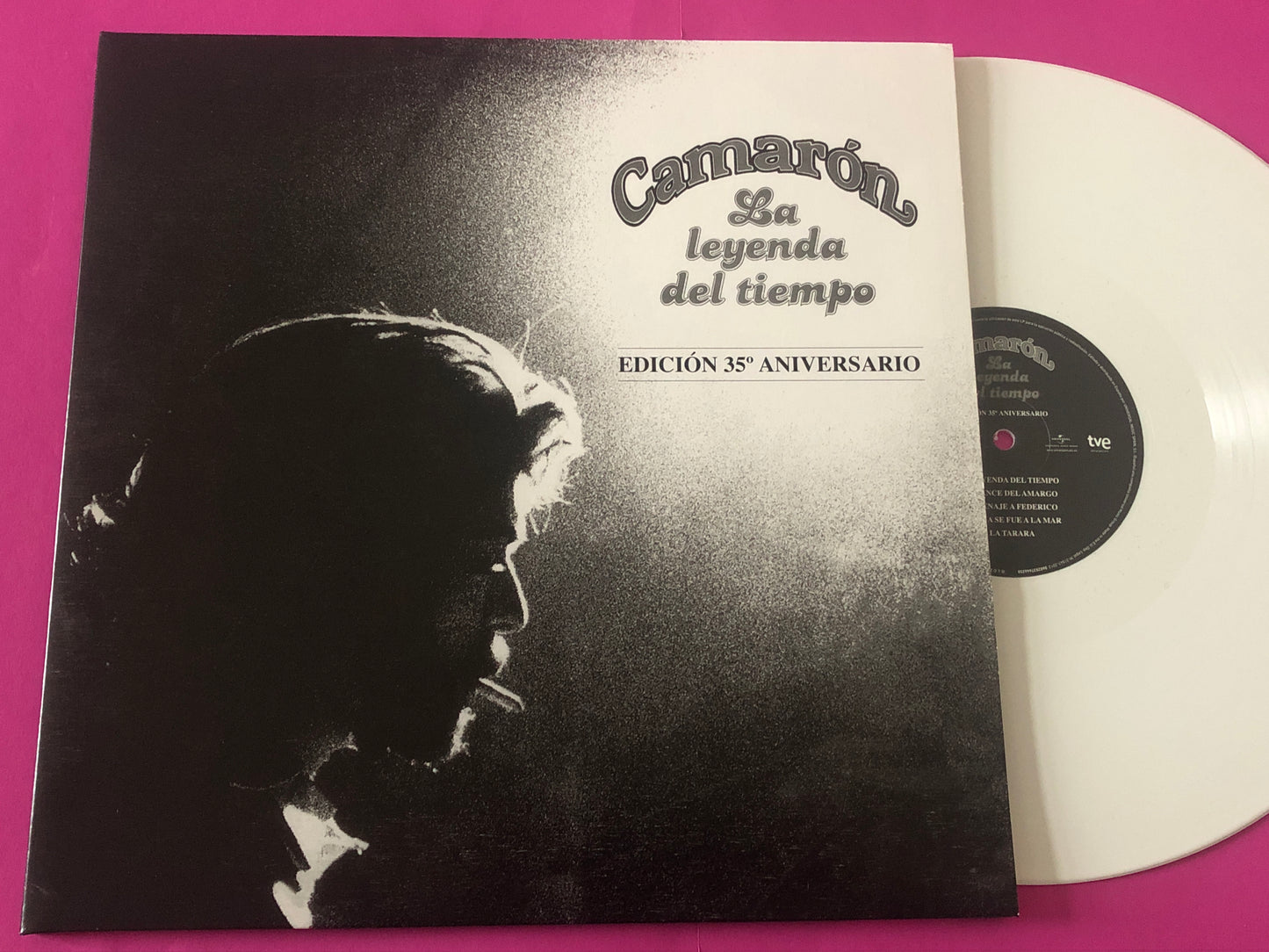 El Camarón De La Isla : La Leyenda Del Tiempo (LP, Album, Whi + CD, Album + DVD-V + Box, Ltd, Num)