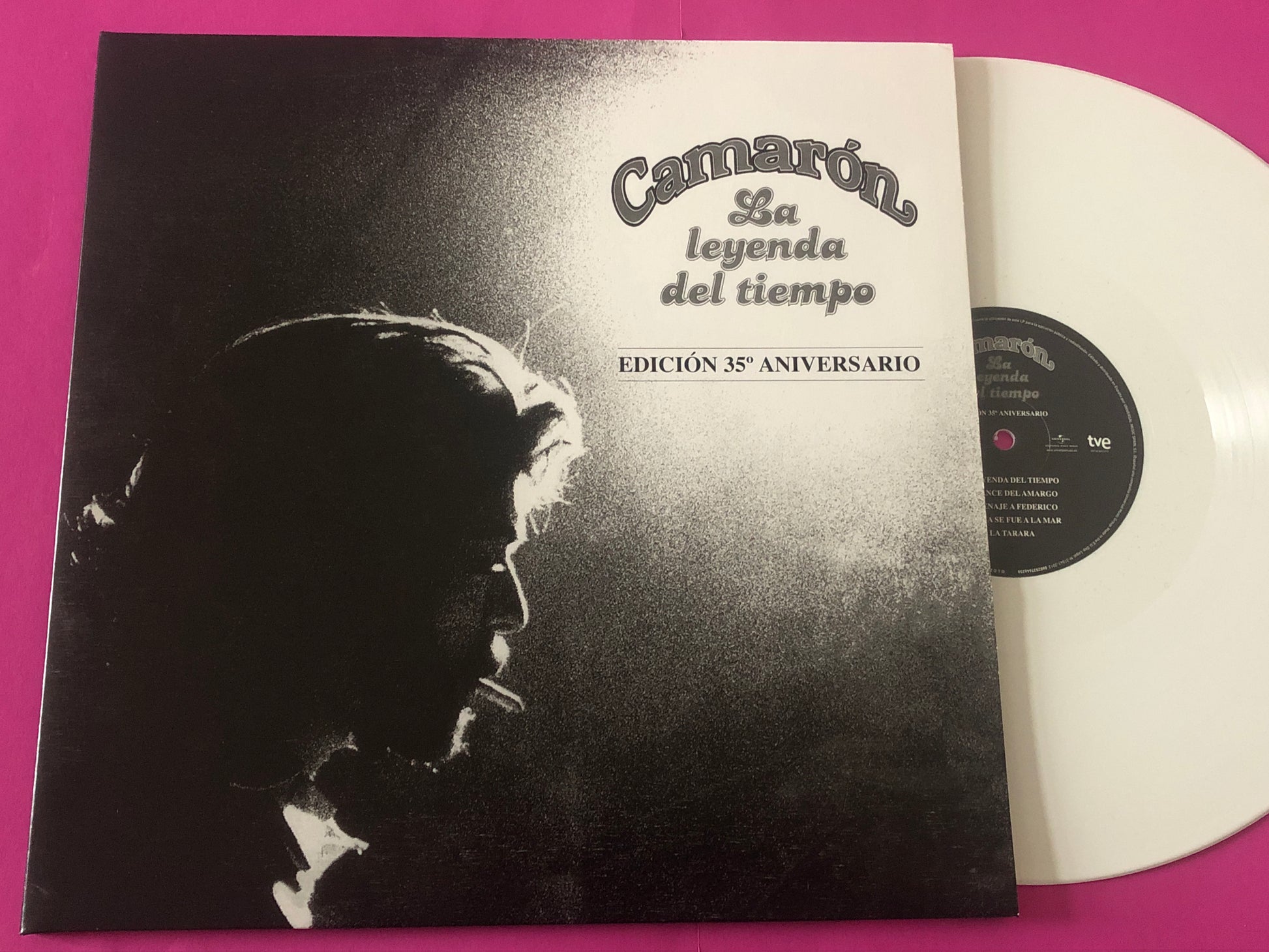 El Camarón De La Isla : La Leyenda Del Tiempo (LP, Album, Whi + CD, Album + DVD-V + Box, Ltd, Num)