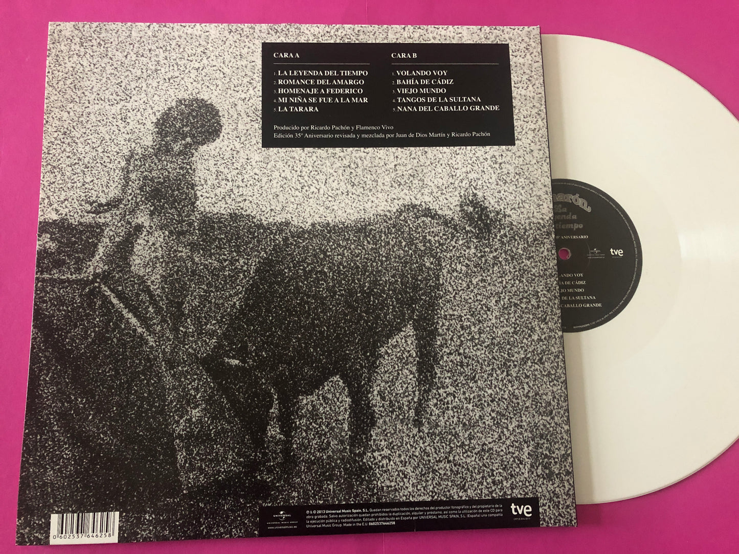 El Camarón De La Isla : La Leyenda Del Tiempo (LP, Album, Whi + CD, Album + DVD-V + Box, Ltd, Num)