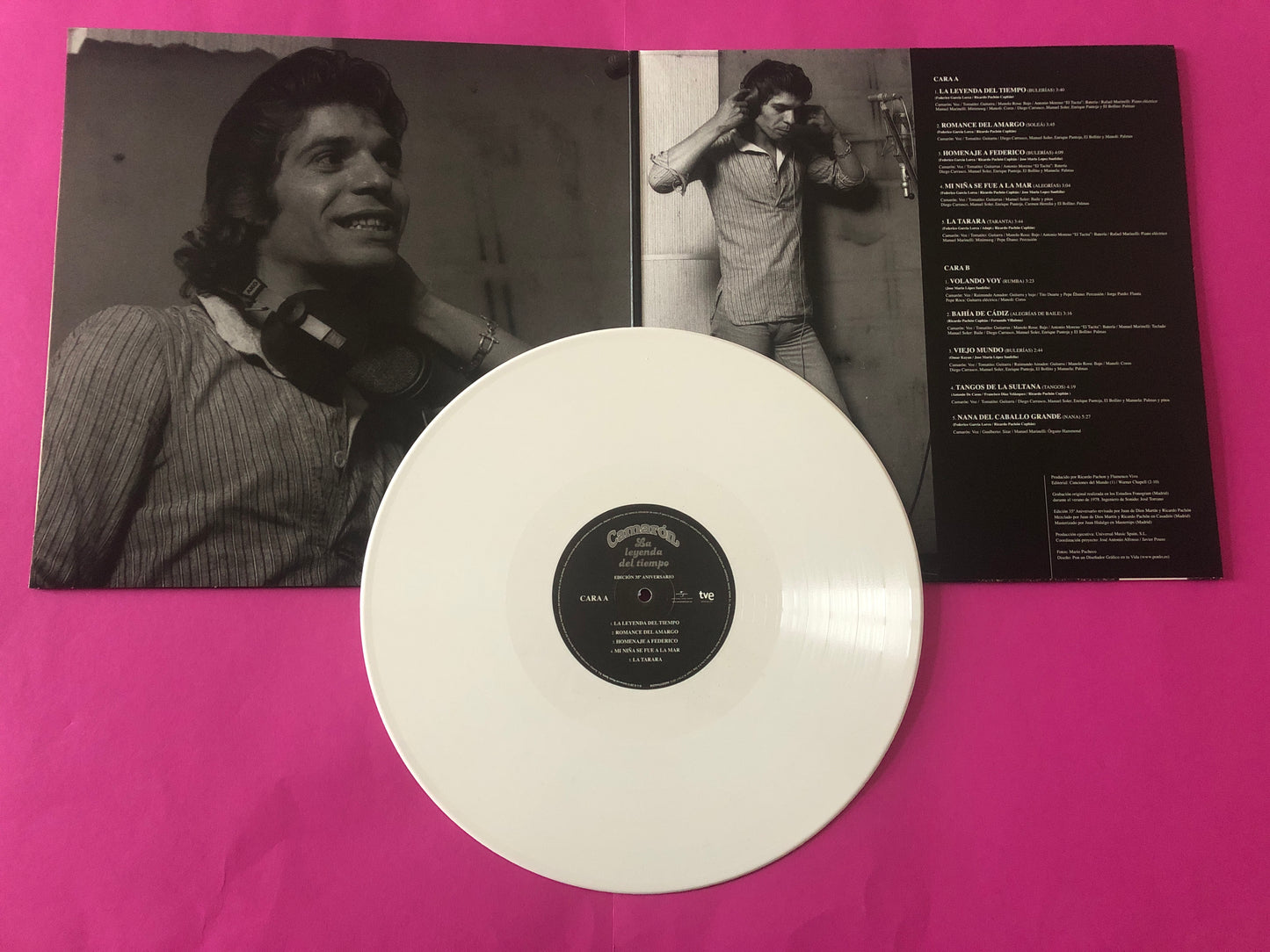 El Camarón De La Isla : La Leyenda Del Tiempo (LP, Album, Whi + CD, Album + DVD-V + Box, Ltd, Num)