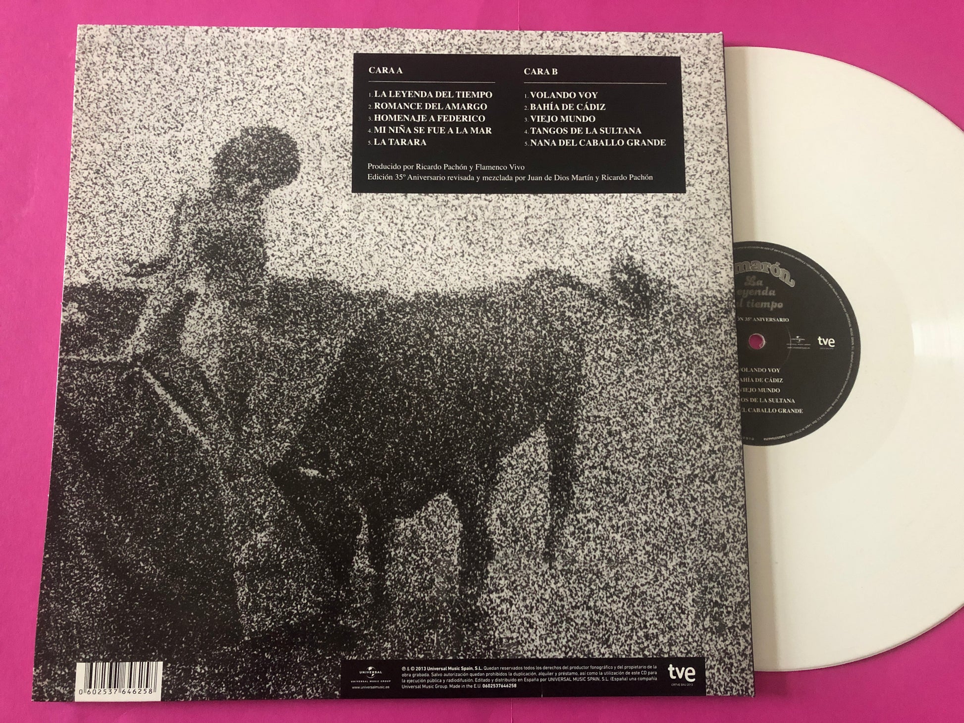 El Camarón De La Isla : La Leyenda Del Tiempo (LP, Album, Whi + CD, Album + DVD-V + Box, Ltd, Num)