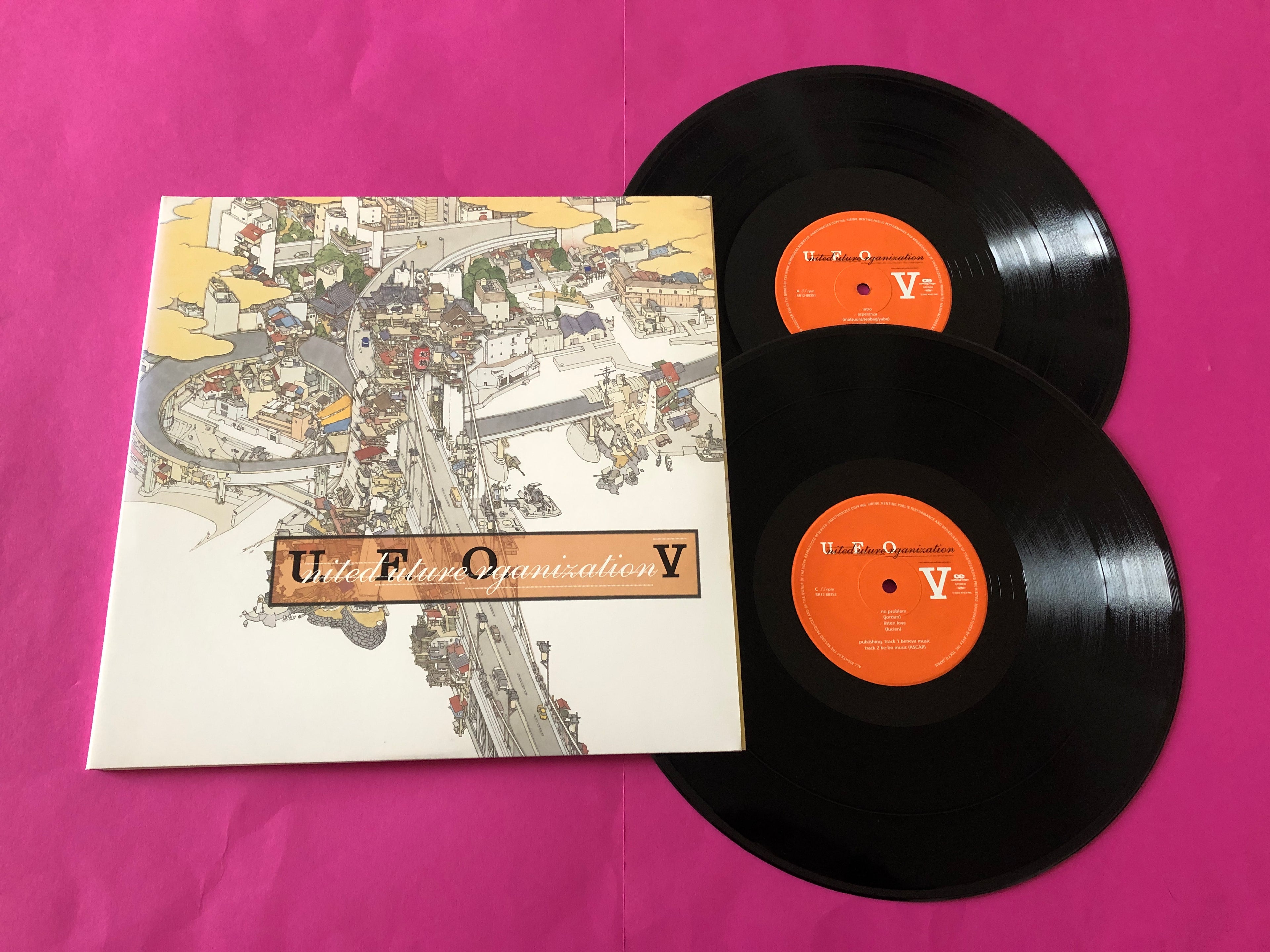 United Future Organization : V (2xLP, Album, Gat)