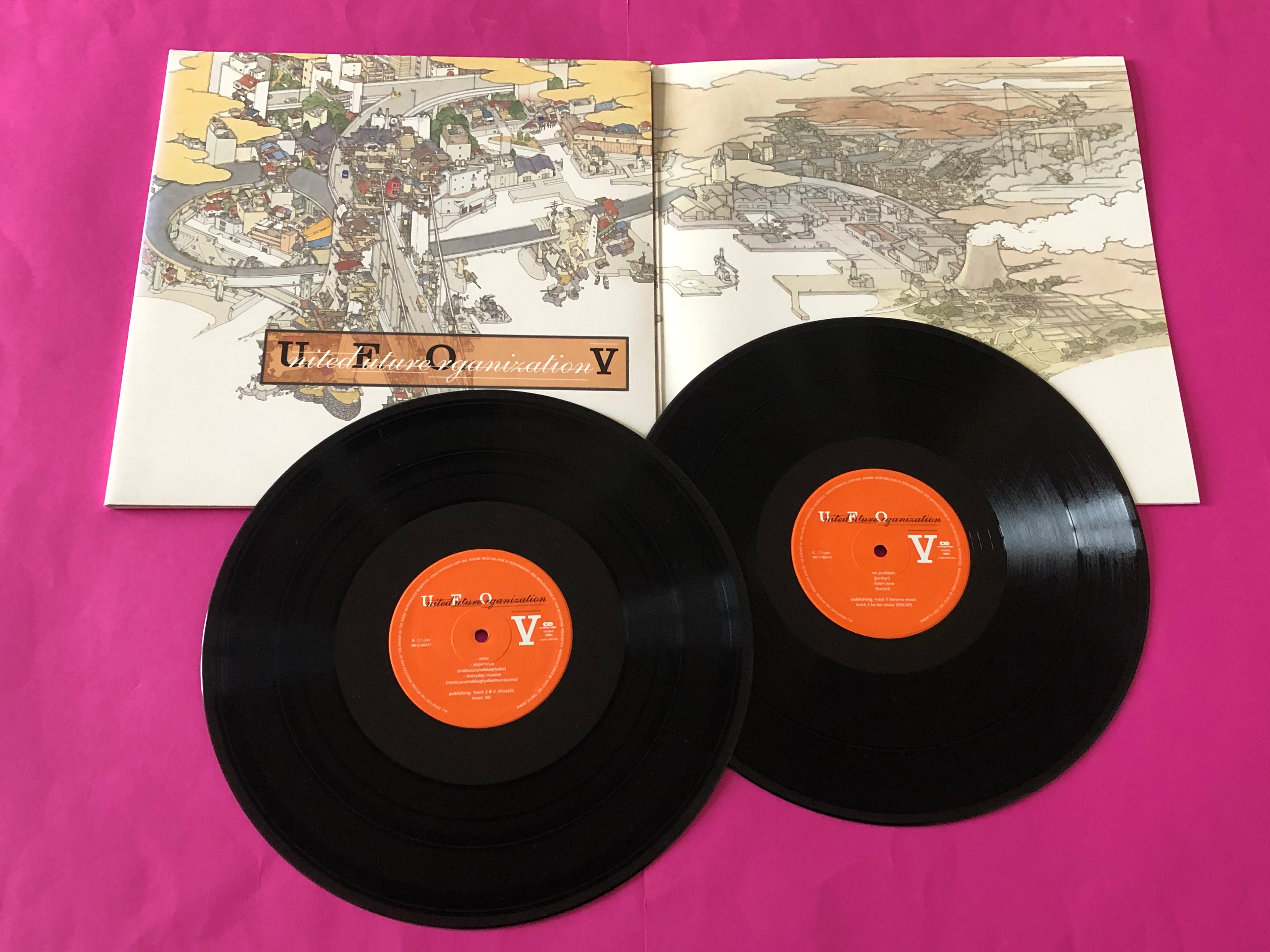 United Future Organization : V (2xLP, Album, Gat)